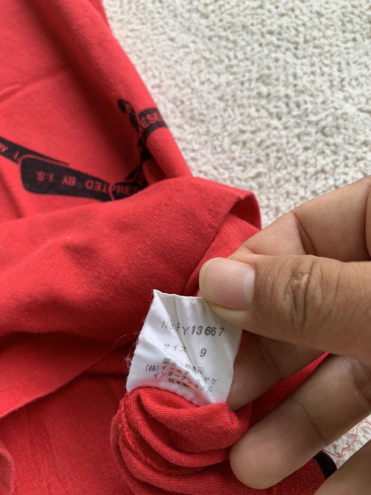 Issey Miyake × Japanese Brand VTG 00s Issey Miyake Short Sleeve T Shirt Size US M / EU 48-50 / 2 - 9 Thumbnail
