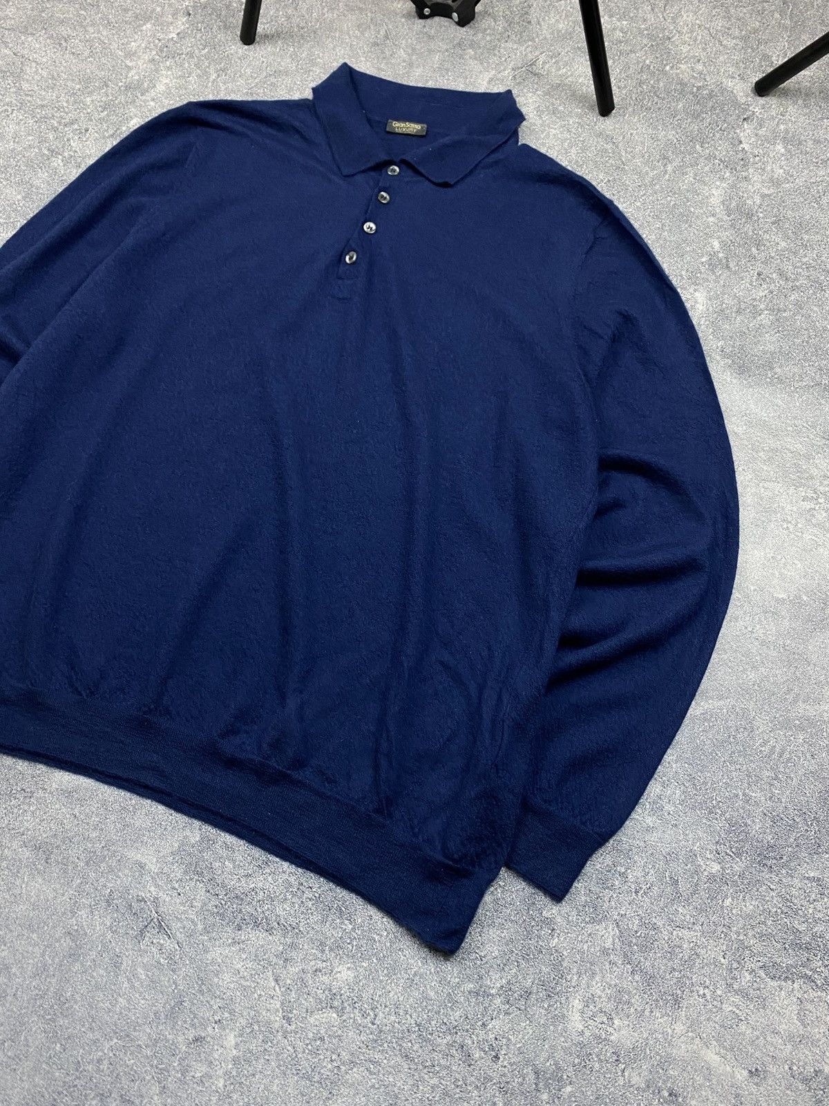 Gran Sasso Gran Sasso Wool Polo Pullover Sweater Size US M / EU 48-50 / 2 - 3 Thumbnail