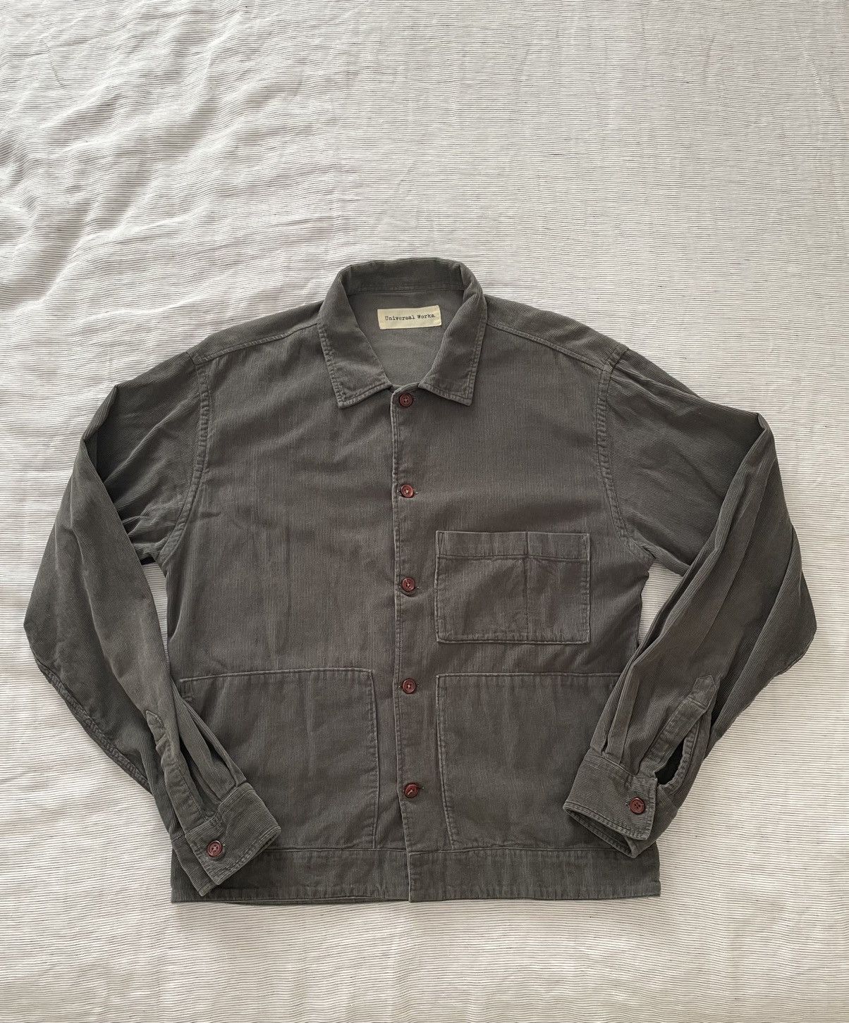 Universal Works Universal Works Corduroy Chore Jacket Grey Medium Size US M / EU 48-50 / 2 - 1 Thumbnail