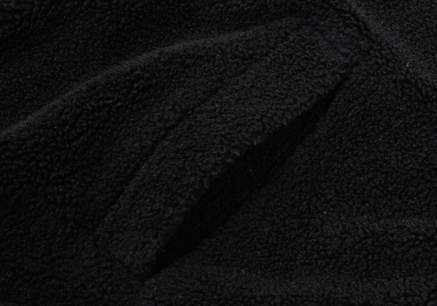 Ganryu Big Silhouette Zip-Up Fleece Blouson in Black Size US M / EU 48-50 / 2 - 9 Thumbnail