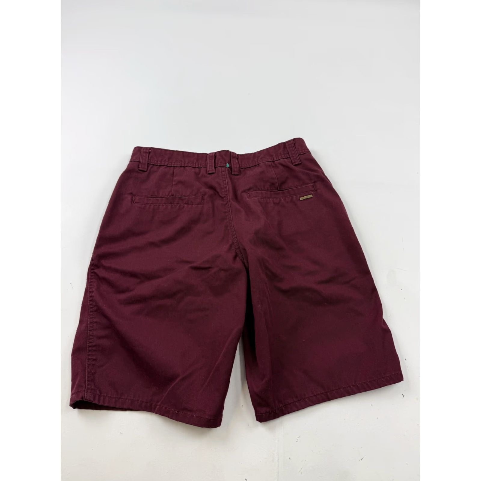 Vintage Free World Shorts Mens 29 Red Chino Flat Front Casual 11 Inseam Pockets Size US 29 - 5 Thumbnail