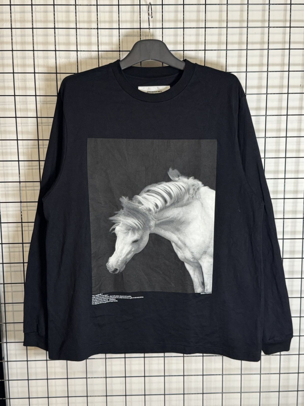 Japanese Brand John Mason Smith × Sheila Rock Horse No.1 Long Sleeve. Size US M / EU 48-50 / 2 - 1 Thumbnail
