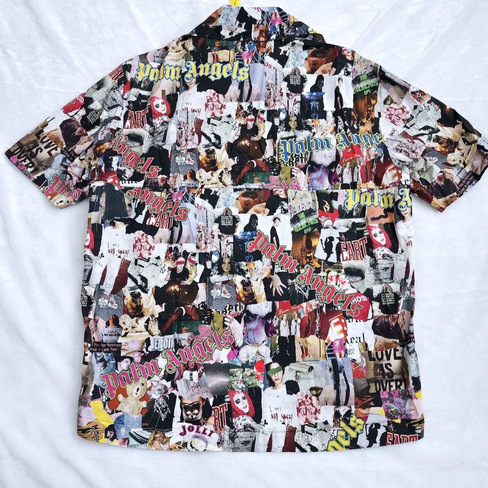 Moncler Moncler Genius x Palm Angels Graffiti Button-up Shirt size M Size US M / EU 48-50 / 2 - 12 Thumbnail