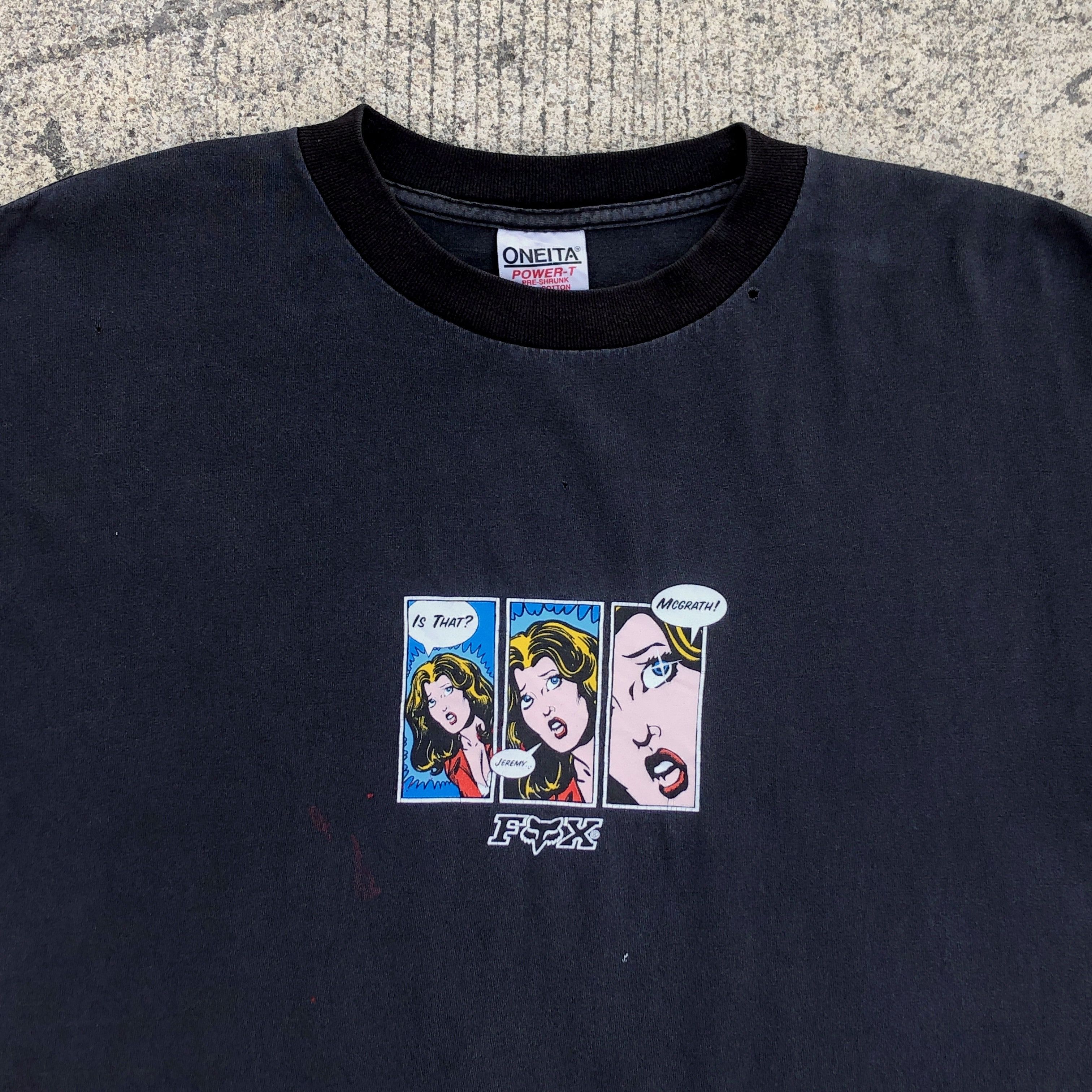 Fox Racing Vintage 90s Fox Racing Jeremy Mcgrath Tee Size US XL / EU 56 / 4 - 2 Thumbnail