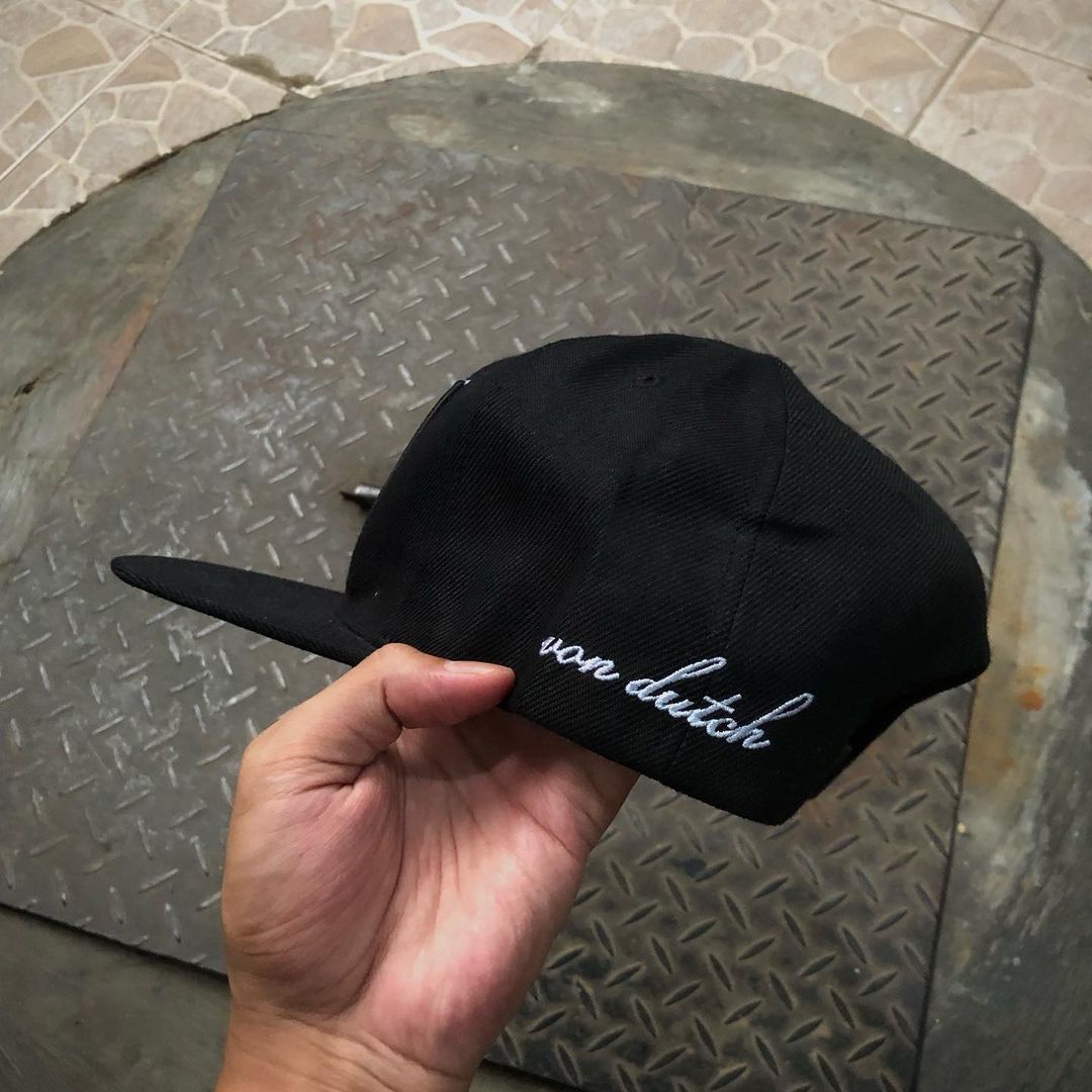 Von Dutch Vondutch Big Logo Script Embroidery Snapback Hat Size ONE SIZE - 5 Thumbnail
