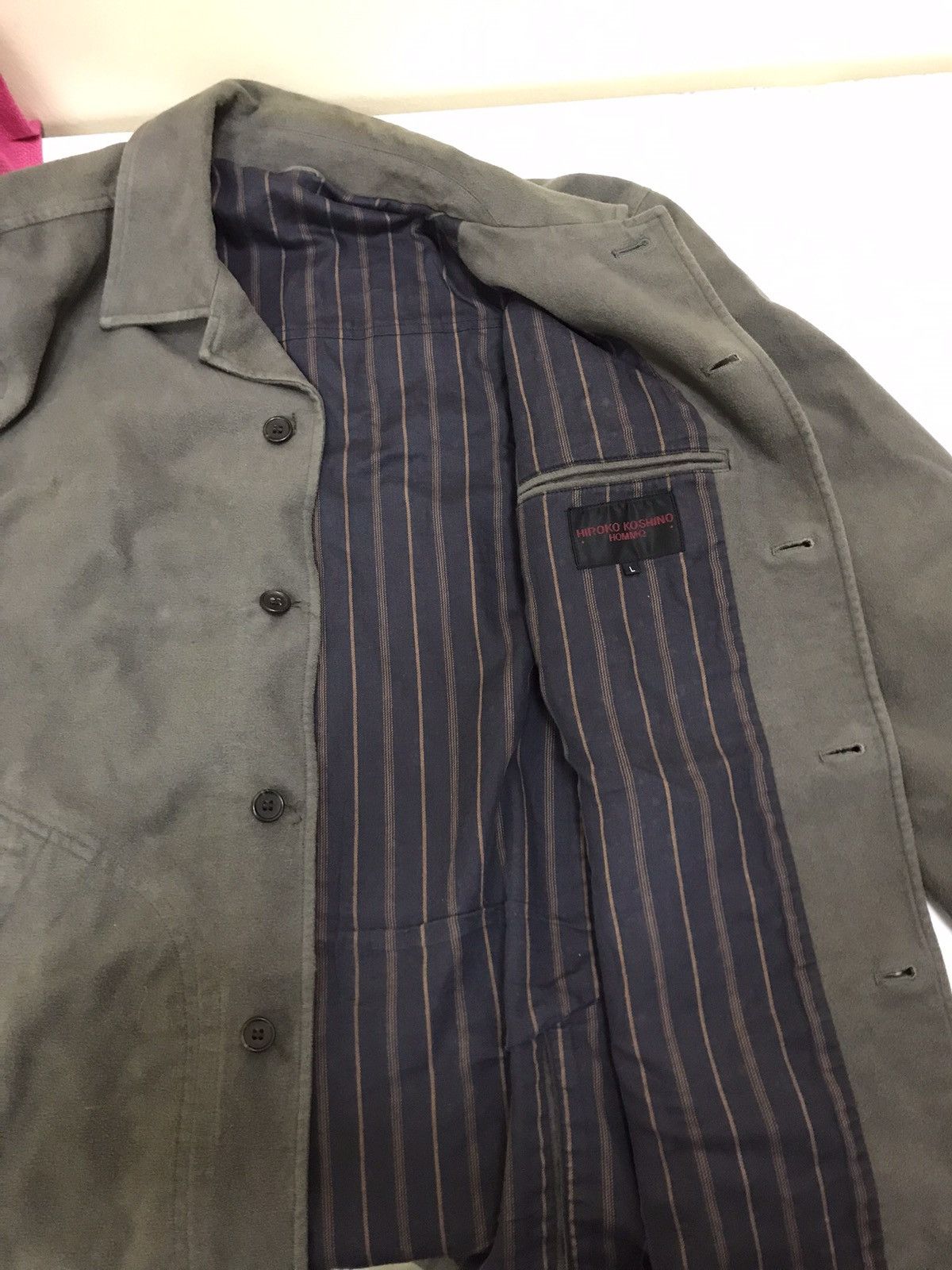 Hiroko Koshino Homme Hiroko Koshino Homme Button Up Jacket Size US L / EU 52-54 / 3 - 14 Thumbnail