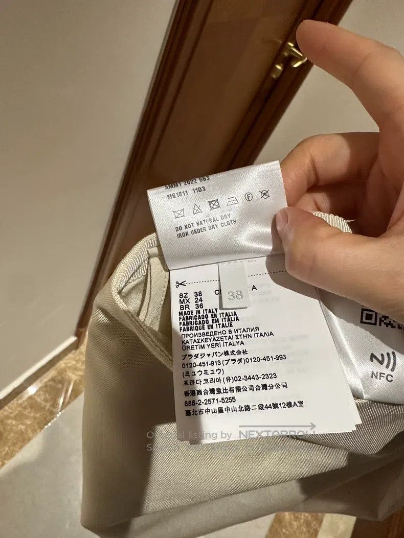 Miu Miu Miu Miu 38 overskirt Size 37" - 9 Thumbnail