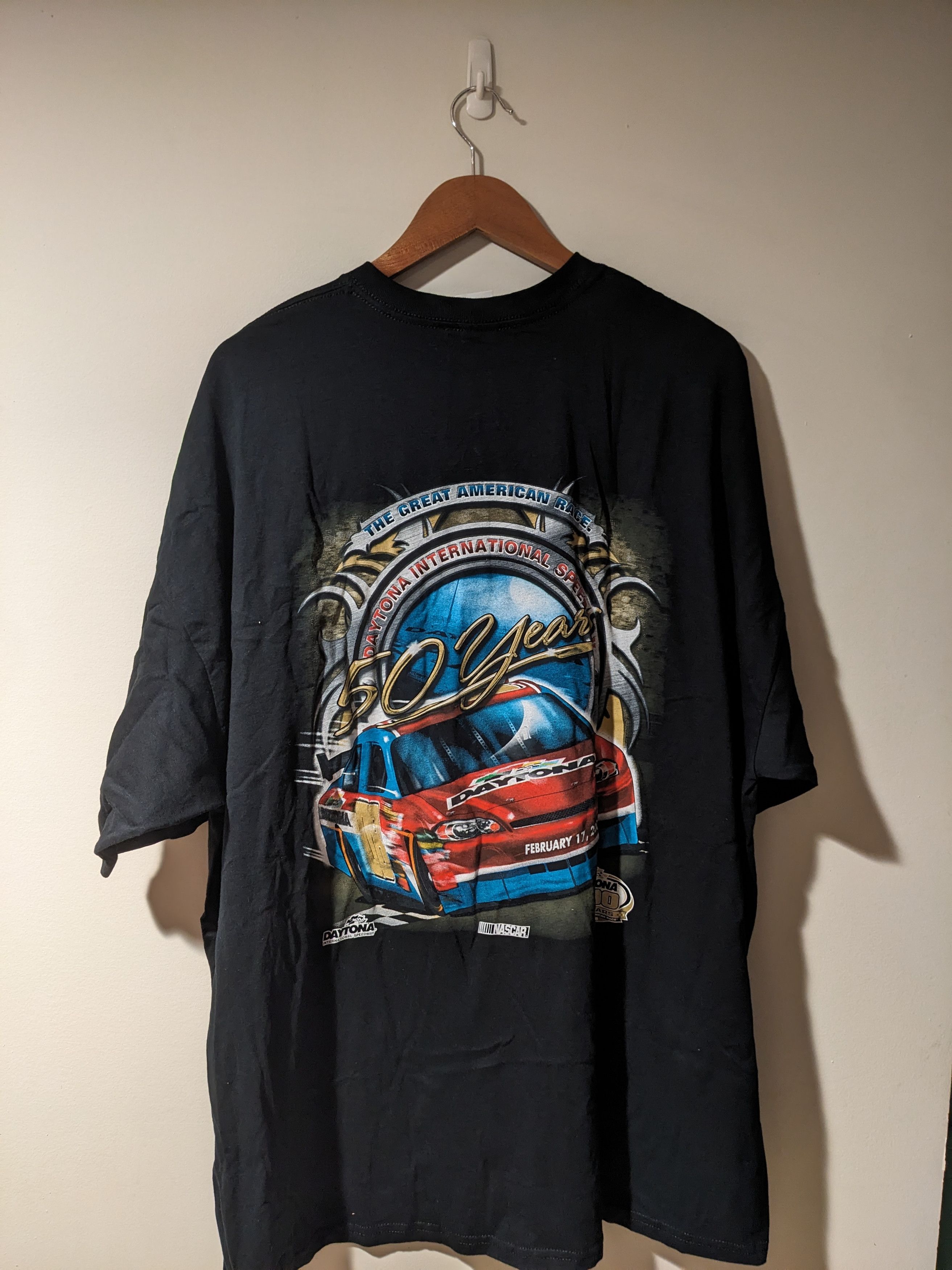 NASCAR × Vintage Vintage 2008 Daytona 500 50 years Nascar Racing T-Shirt Size US XXL / EU 58 / 5 - 1 Thumbnail