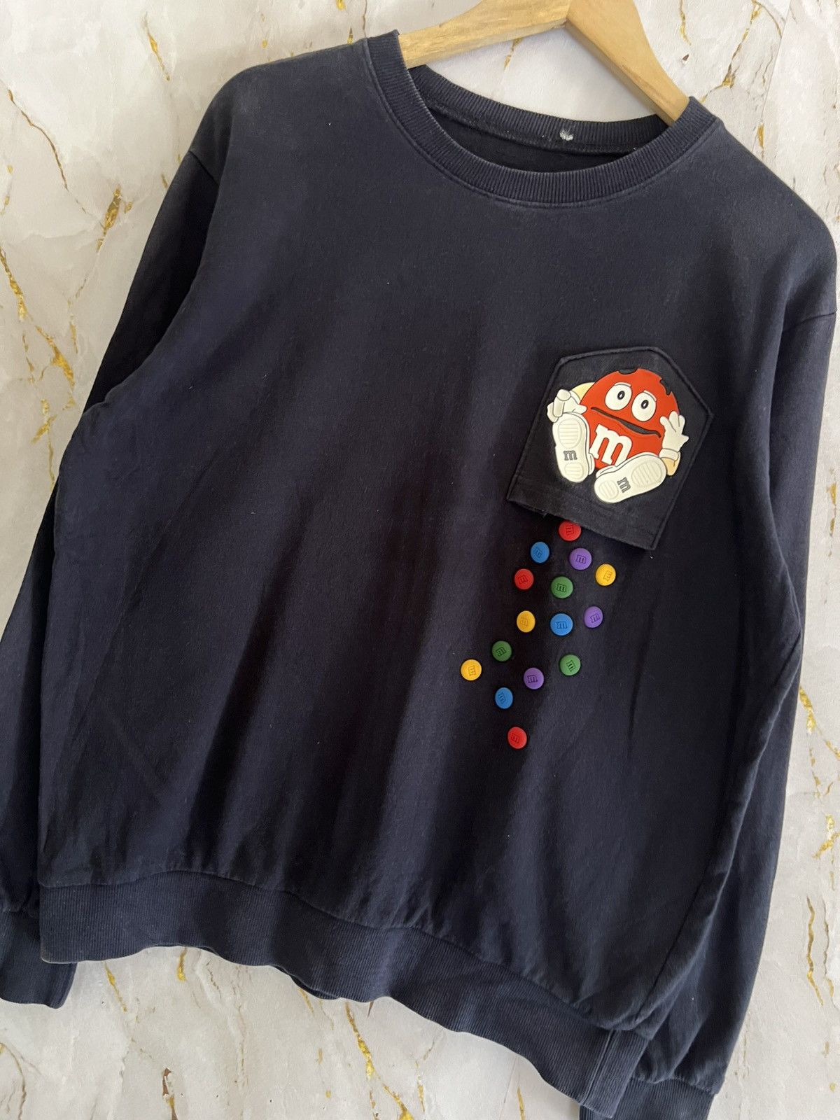 Japanese Brand M&M’s Sweatshirt – Rare Pop Culture Archive Grail Size US XL / EU 56 / 4 - 5 Thumbnail