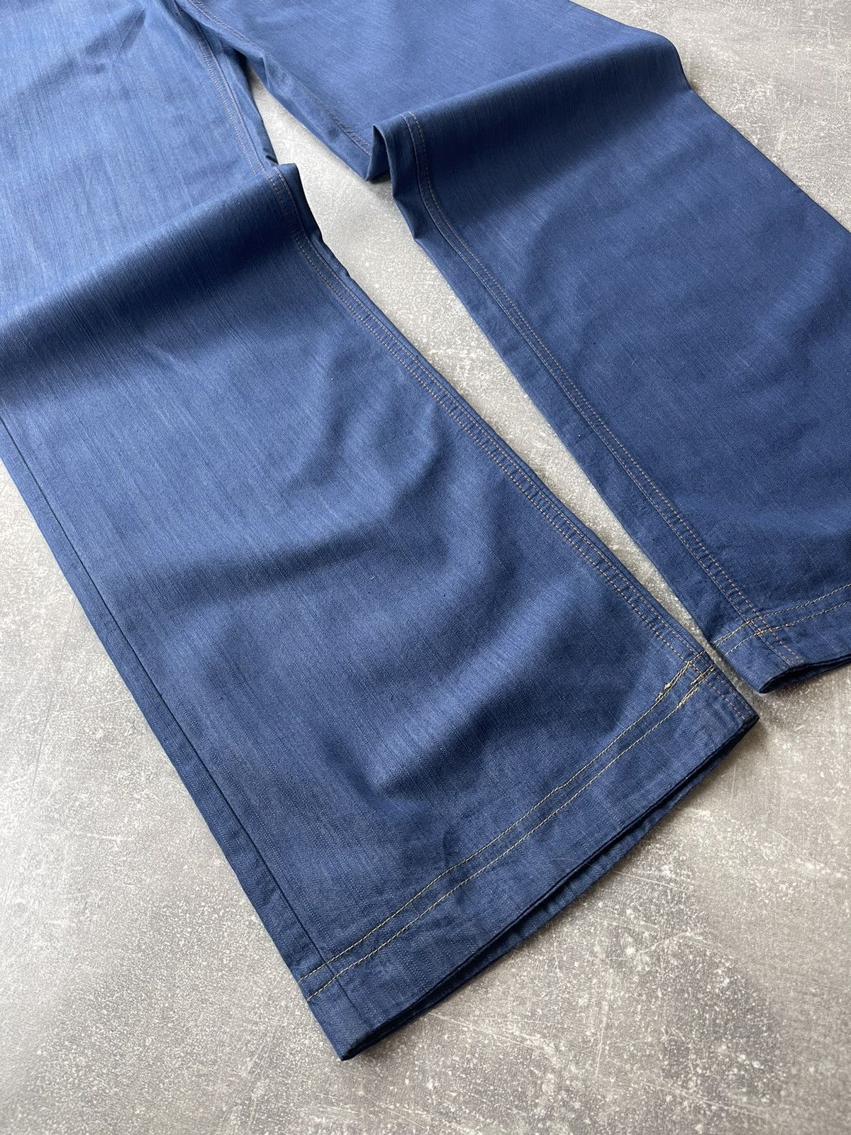 Versace × Vintage Versace Jeans Couture Vintage Flared Y2K 00s Pants Size 27" / US 4 / IT 40 - 3 Thumbnail