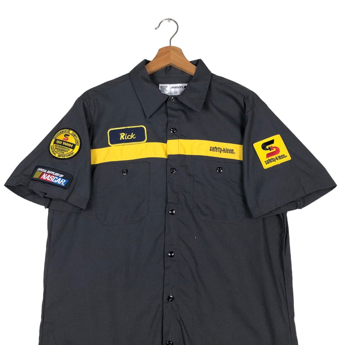 Japanese Brand 🔥Vintage Work Shirt Jacket Racing Nascar Big Logo Size US M / EU 48-50 / 2 - 3 Thumbnail