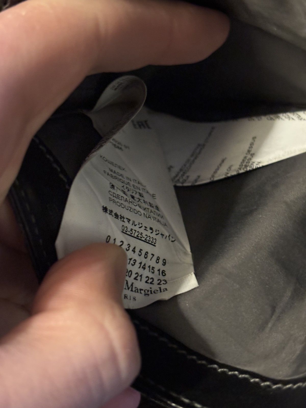 Maison Margiela Dark Grey Stitch Wallet Size ONE SIZE - 9 Thumbnail