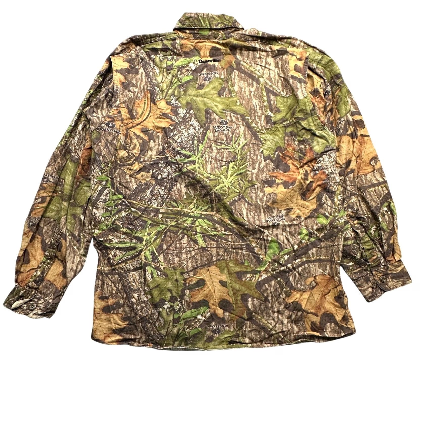 Vintage Mossy Oak Vapor-Tec Tree Camouflage Button-Up Long Sleeve Shirt Mens Large Camo Shirt Mens L Mossy Oak CAMO Shirt Size US L / EU 52-54 / 3 - 2 Thumbnail