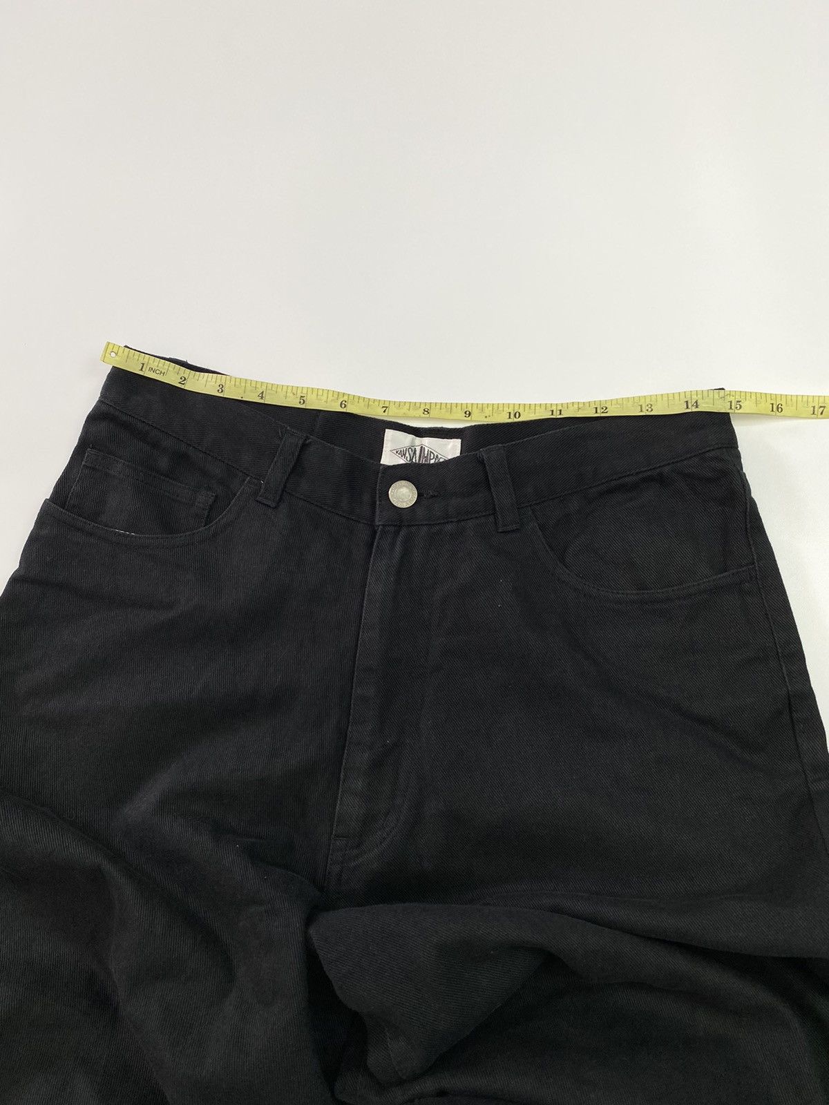 If Six Was Nine × Japanese Brand × Kansai Yamamoto Kansai impact loose baggy pant black 30x27 Size US 30 / EU 46 - 8 Thumbnail