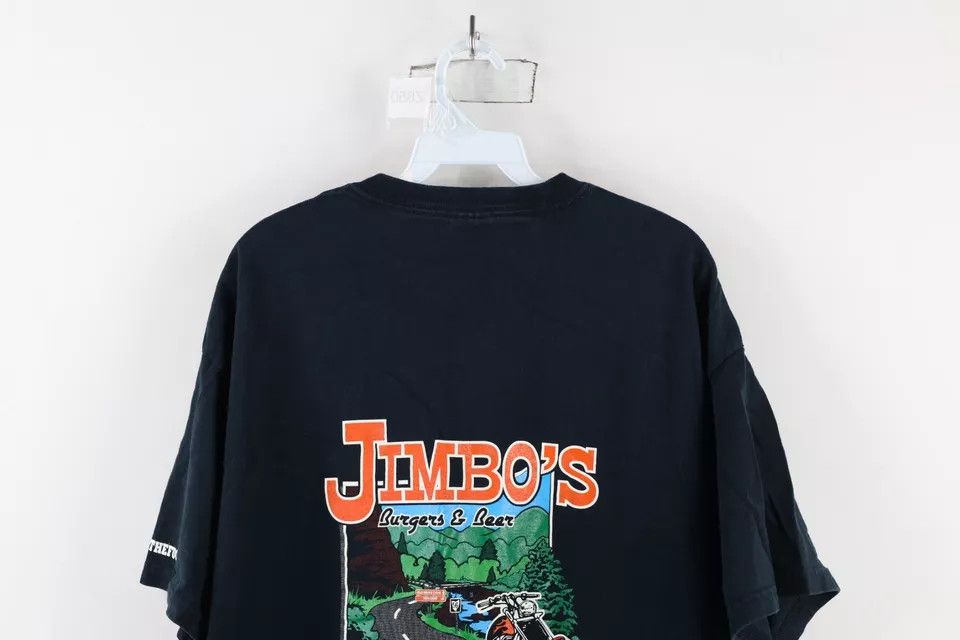 Vintage Vintage Y2K Burgers & Beer What The F**k Motorcycle T-Shirt Size US XL / EU 56 / 4 - 13 Thumbnail