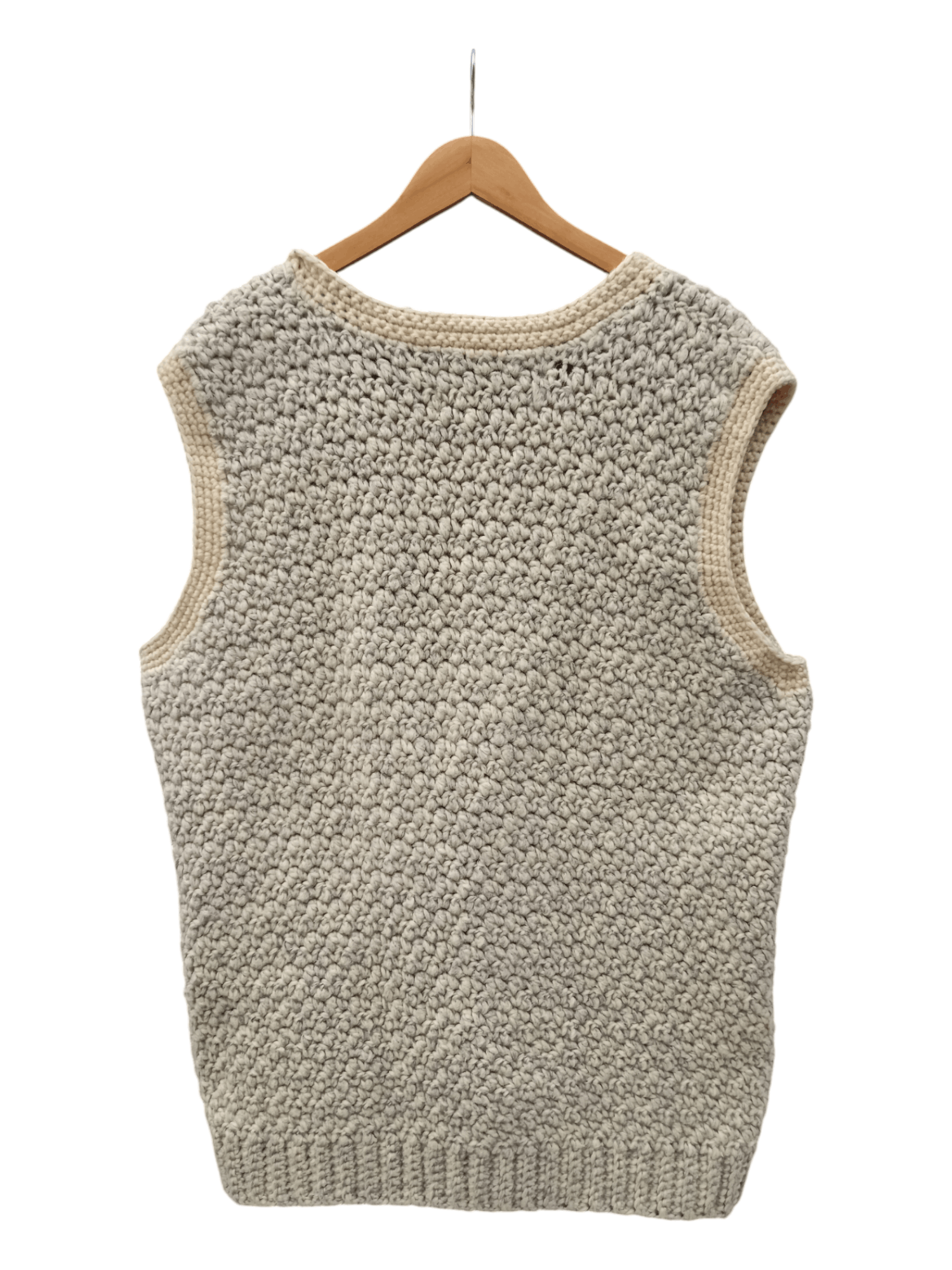 Vintage Vintage 💥 Canadian Sweater 💥 Wool Hand Knit Vest Size US L / EU 52-54 / 3 - 8 Thumbnail