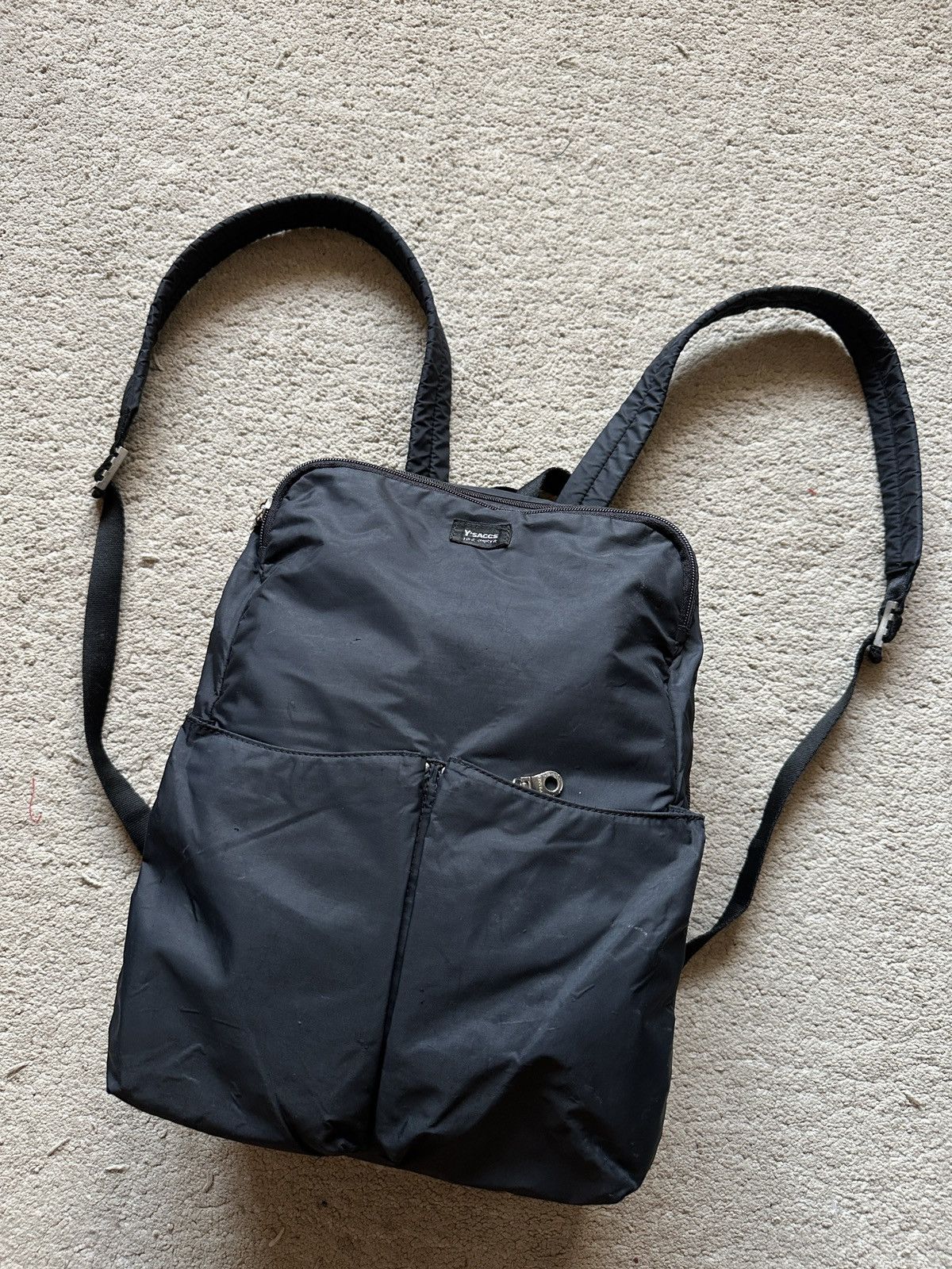 Yohji Yamamoto 2000s Yohji Yamamoto Y’saccs Nylon Backpack Size ONE SIZE - 1 Thumbnail