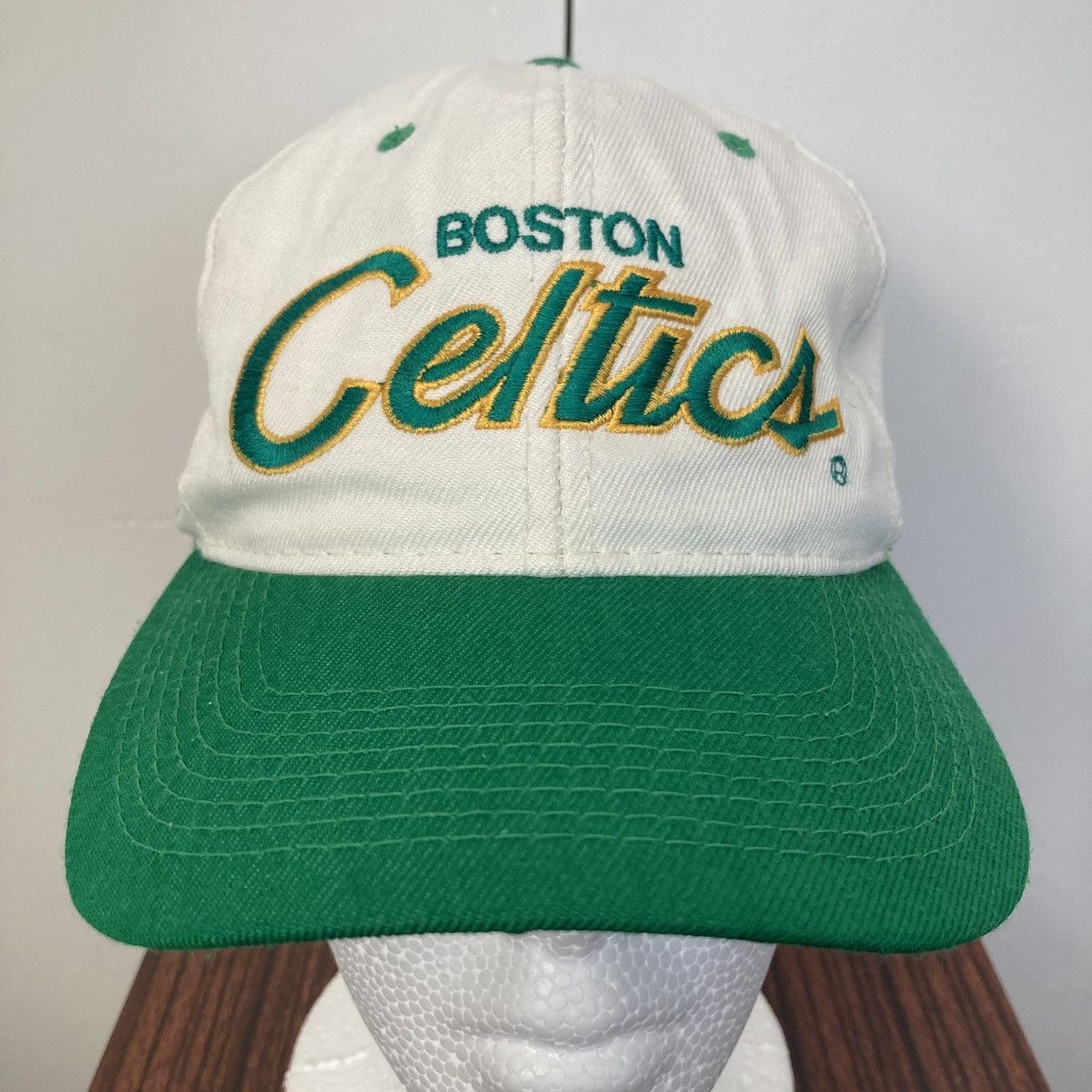 NBA BOSTON CELTICS SPORTS SPECIALTIES SCRIPT SNAPBACK HAT CAP Size ONE SIZE - 2 Thumbnail