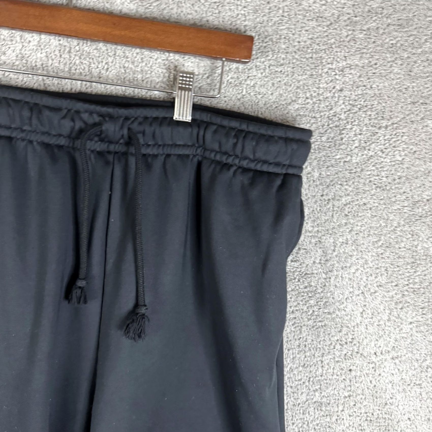 Nike Nike Therma-FIT Sweatpants Mens XL Black Fleece Lined Just Do It Logo Athletic Size US 36 / EU 52 - 3 Thumbnail