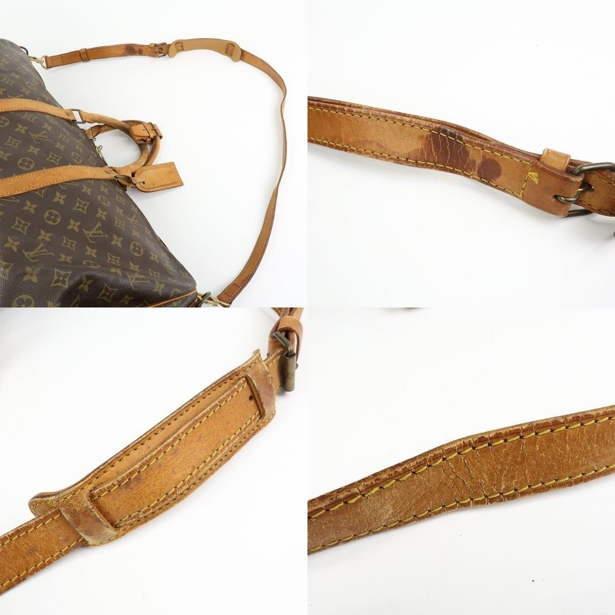 Louis Vuitton Louis Vuitton Monogram Keepall 55 Duffle Bag Size ONE SIZE - 4 Thumbnail