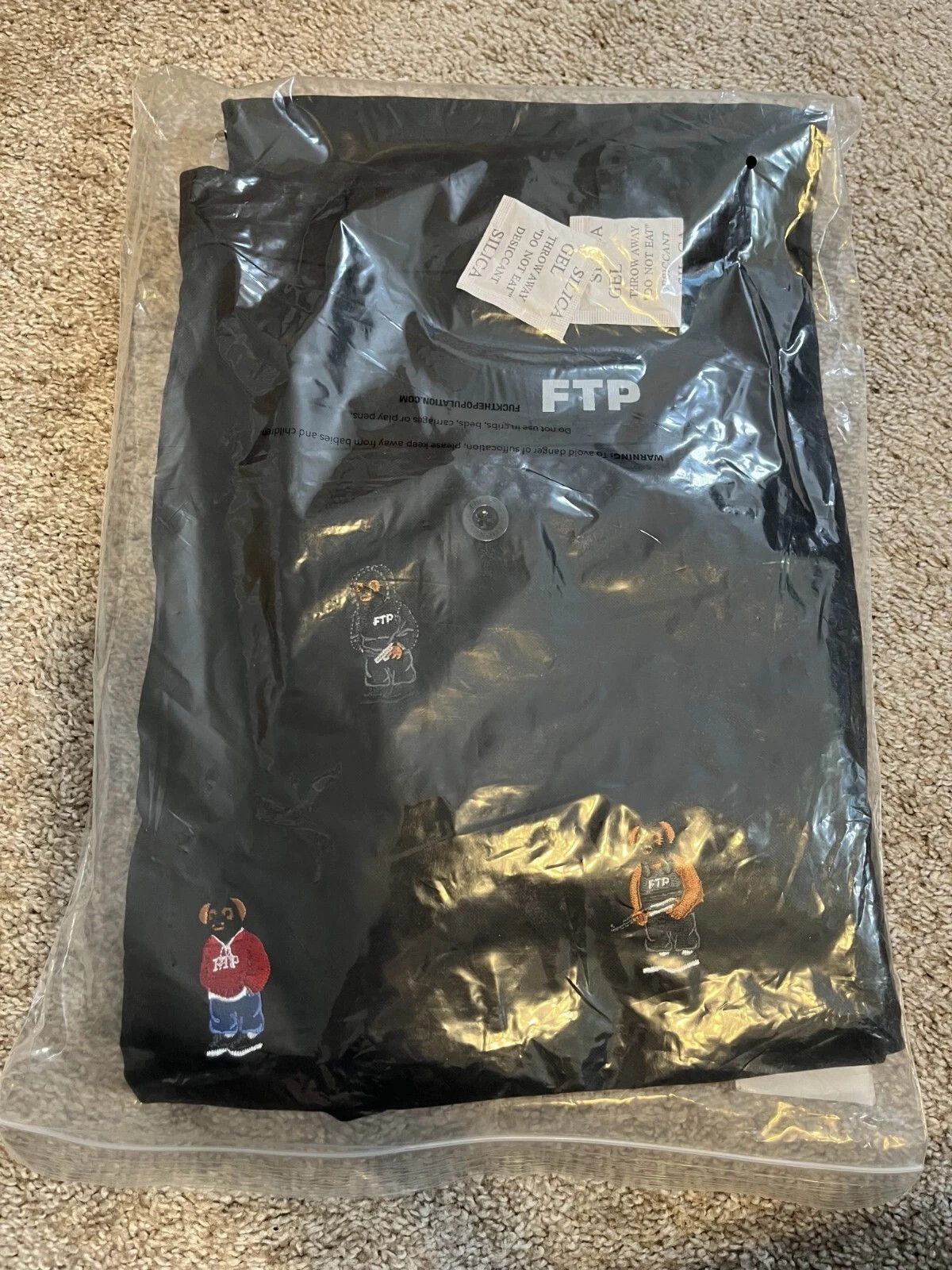 Fuck The Population FTP Bear Chino Pants Black Size 32 Brand New Size US 32 / EU 48 - 2 Thumbnail