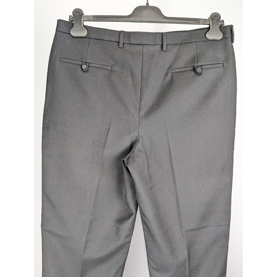 Saint Laurent Paris o1rshd1 Twill Smoking Court Pant in Noir Size US 36 / EU 52 - 12 Thumbnail