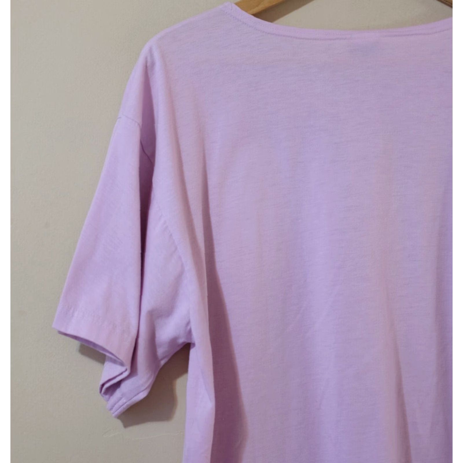 Haband HABAND Women's Short Sleeve Top T Shirt Size Large Pink Lightweight Blouse Regular L Shirt Pink Lightweight Casual Womens HB Vintage: No Size L / US 10 / IT 46 - 6 Thumbnail