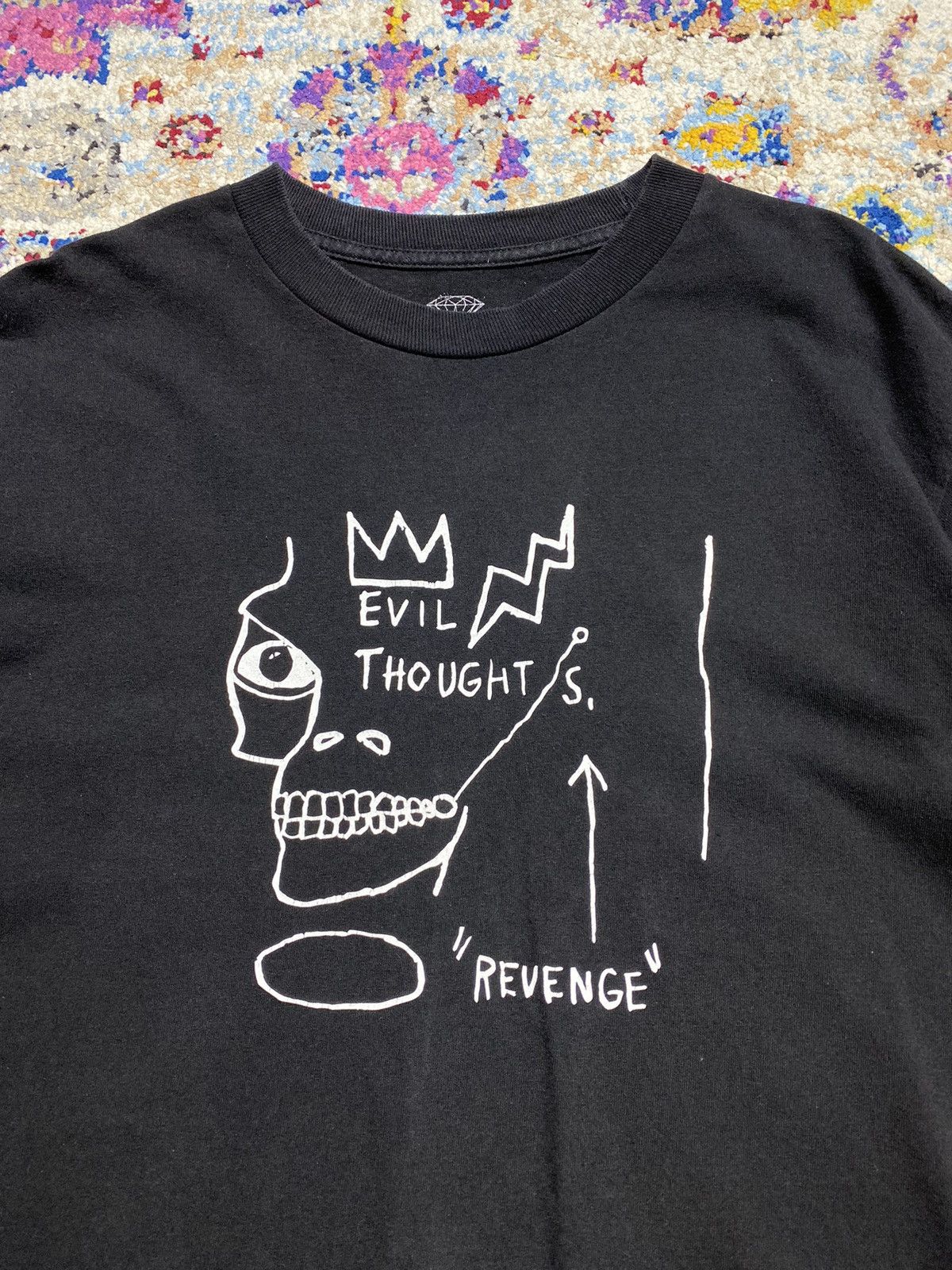 Diamond Supply Co. × Jean-Michel Basquiat Diamond Supply Co X Basquiat Evil Thoughts SS T Shirts Size US M / EU 48-50 / 2 - 2 Thumbnail