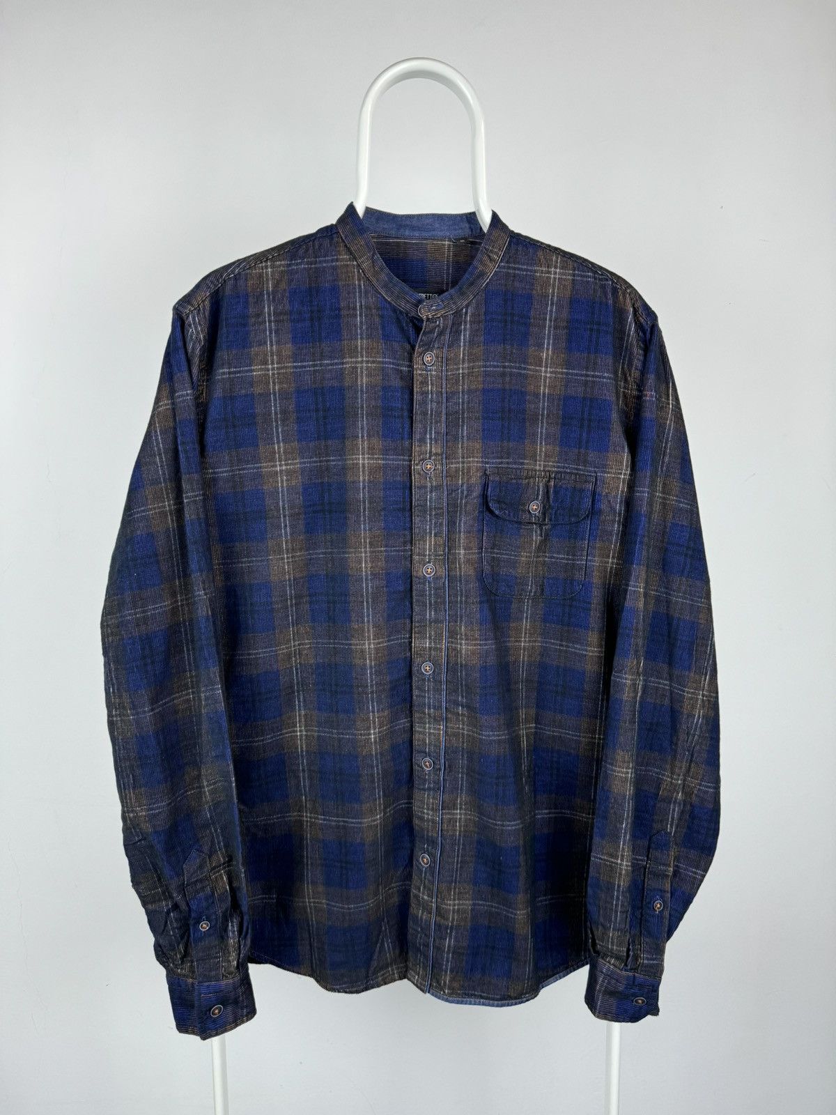 Vintage Distretto Corduroy Long Sleeve Shirt Made in Italy Size US M / EU 48-50 / 2 - 1 Thumbnail
