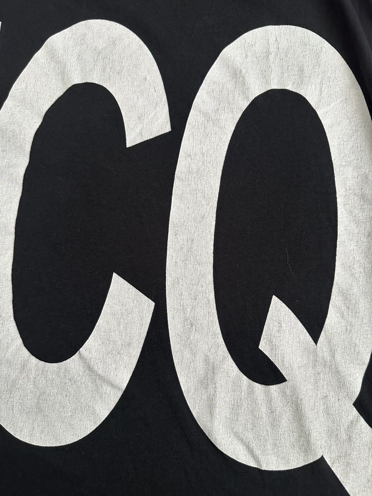 McQ Alexander McQueen Alexander McQueen Darkest Black Oversized MCQ Big Logo Tee S Size US S / EU 44-46 / 1 - 5 Thumbnail