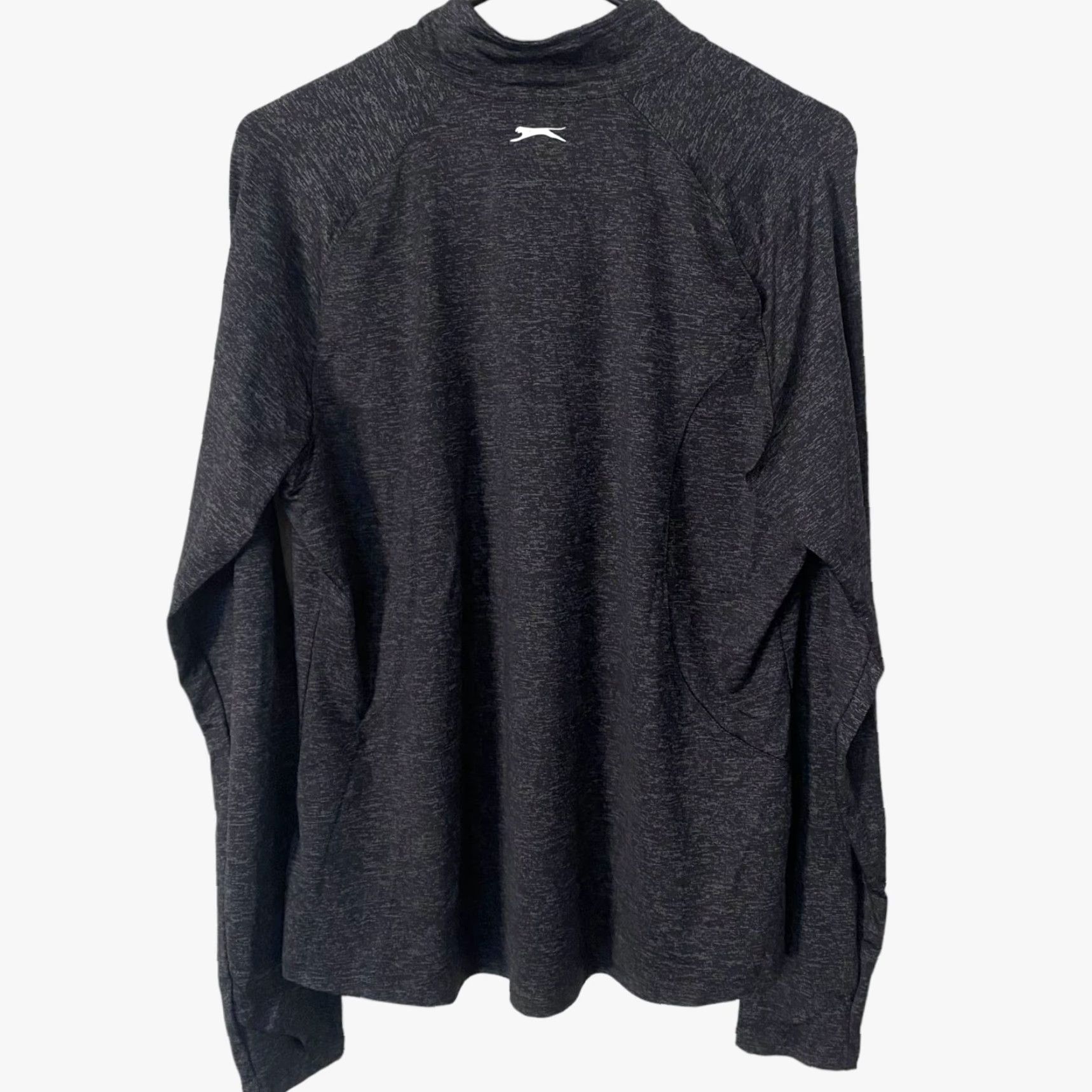 Vintage Slazenger Golf Pullover 1/4 Zip Mens XL Black Athletic Stretch Long Sleeve Size US XL / EU 56 / 4 - 2 Thumbnail