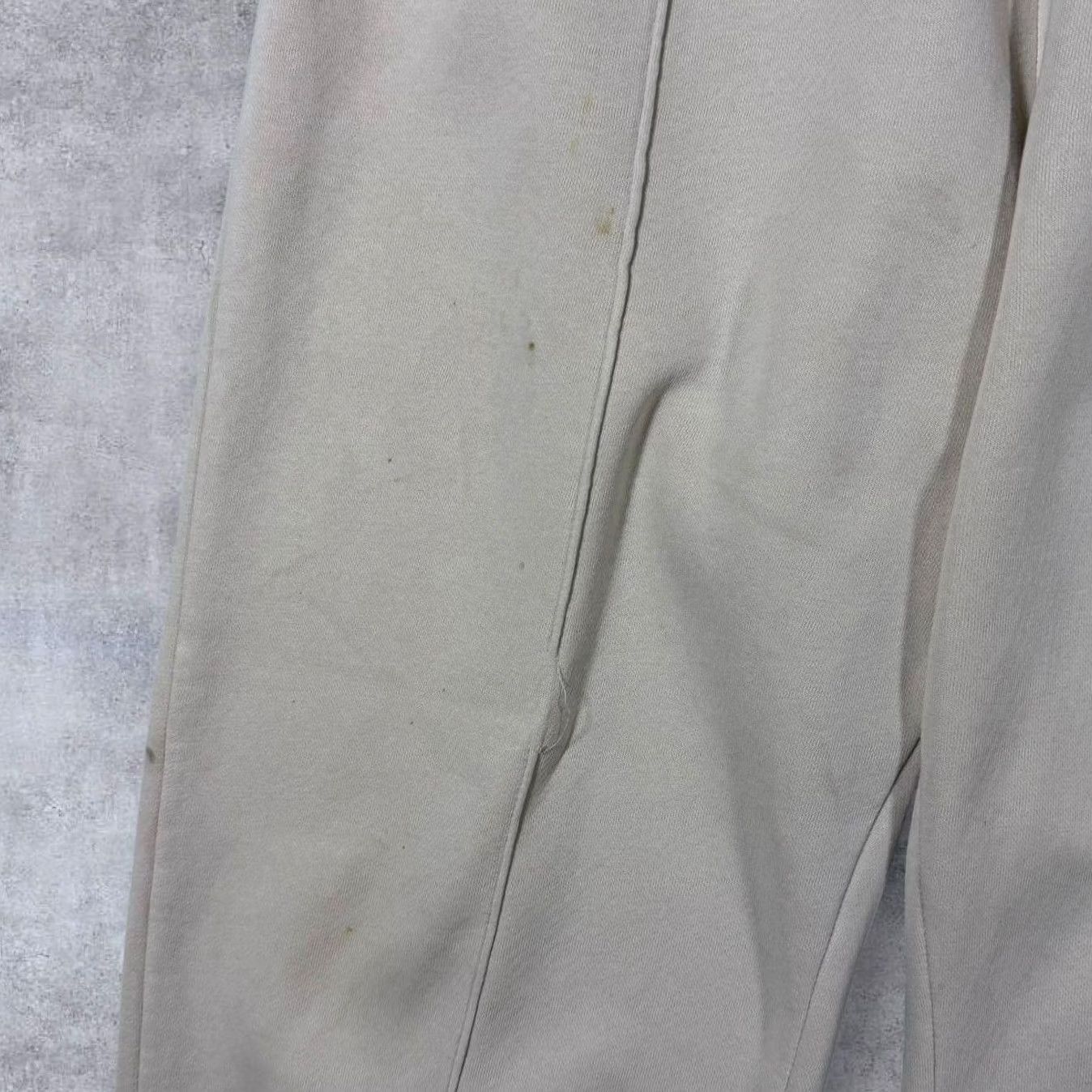 Nike Nike Embroidered Swoosh Logo Cream Joggers Sweatpants Elasticated Waist M Mens Medium Regular Colored Cream Sweatpants Nike Joggers Size US 31 - 5 Thumbnail
