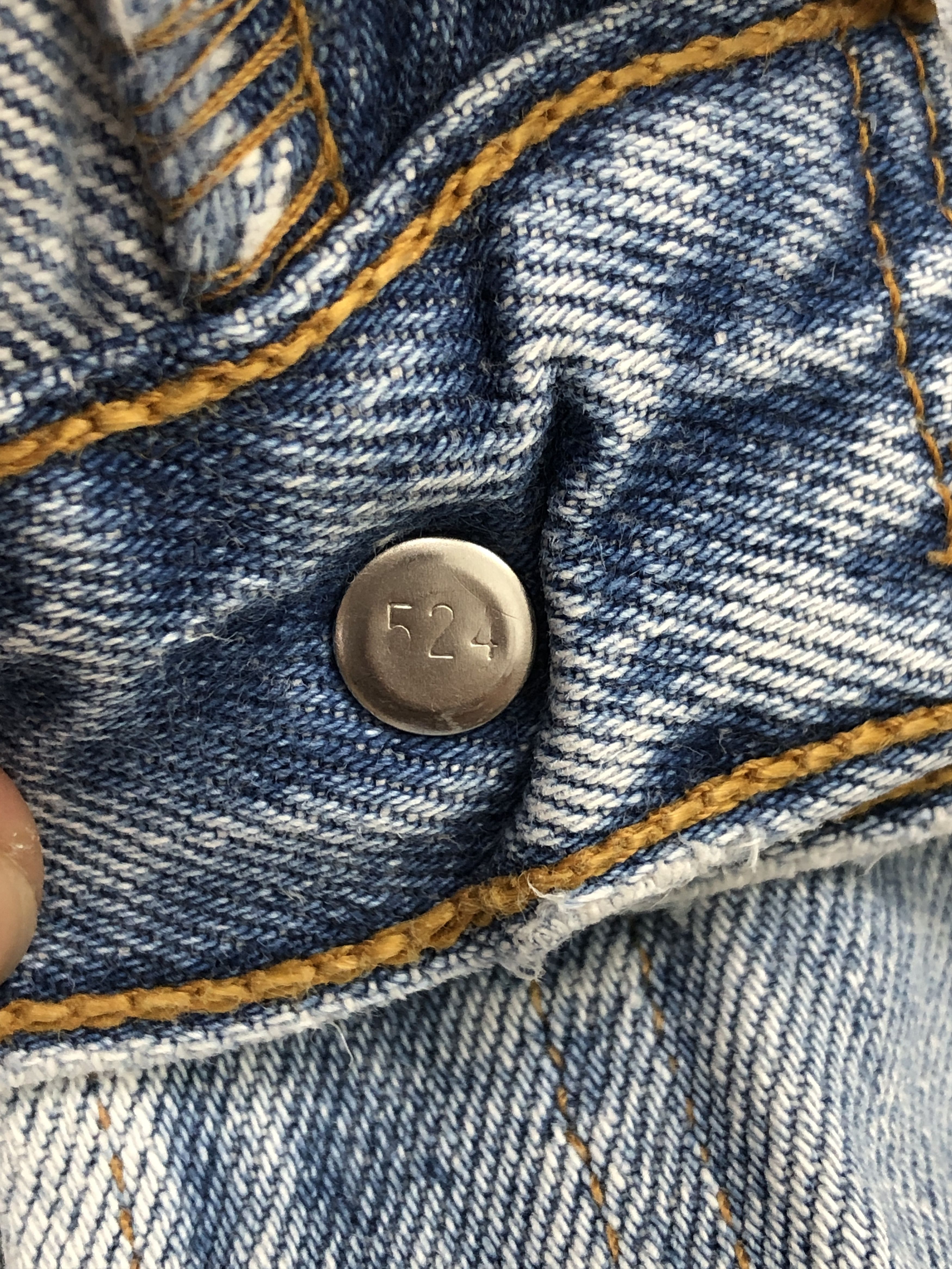 Light Blue Washed Vintage 90s Levis 501 Jeans