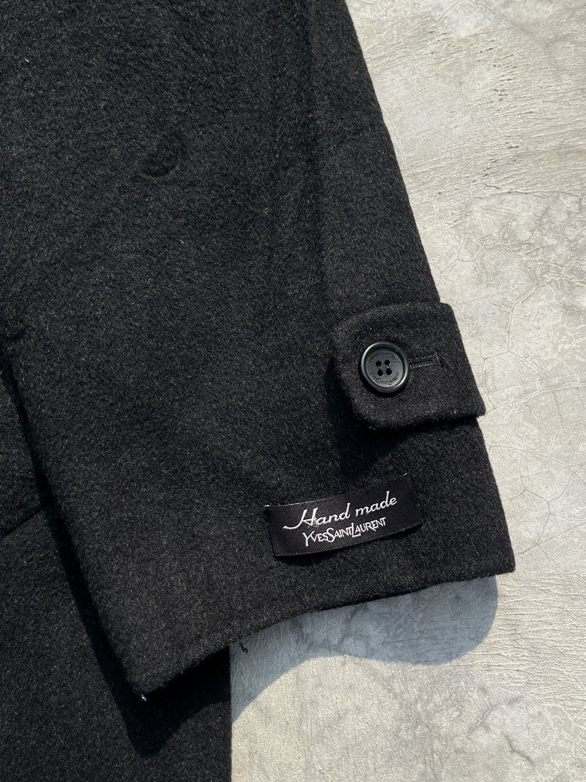 Yves Saint Laurent YVES SAINT LAURENT HEAVY WOOLLEN COAT Size US M / EU 48-50 / 2 - 5 Thumbnail