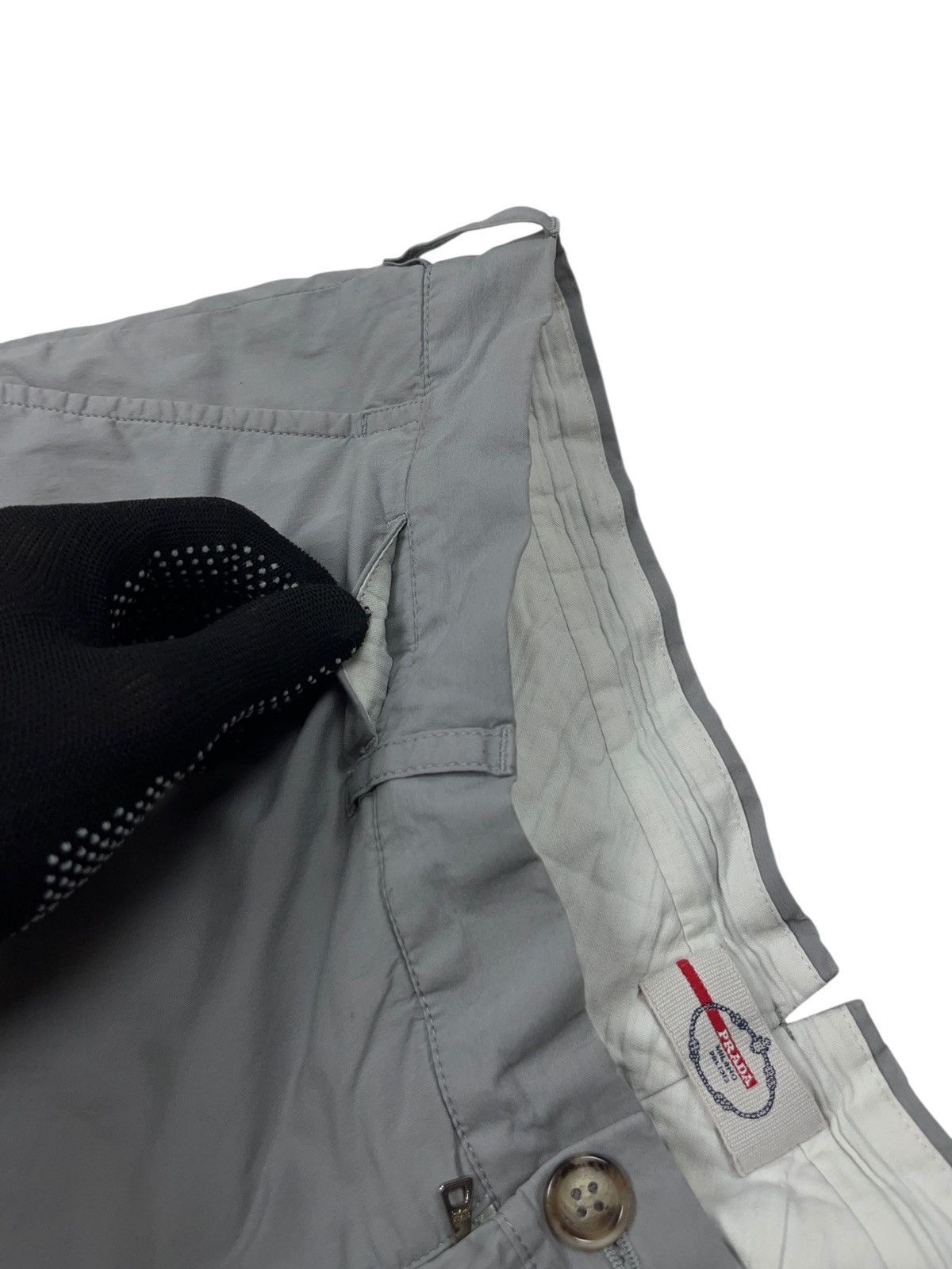 Prada Vintage Prada Silver Tab 5 Pockets Shorts Size US 34 / EU 50 - 10 Thumbnail