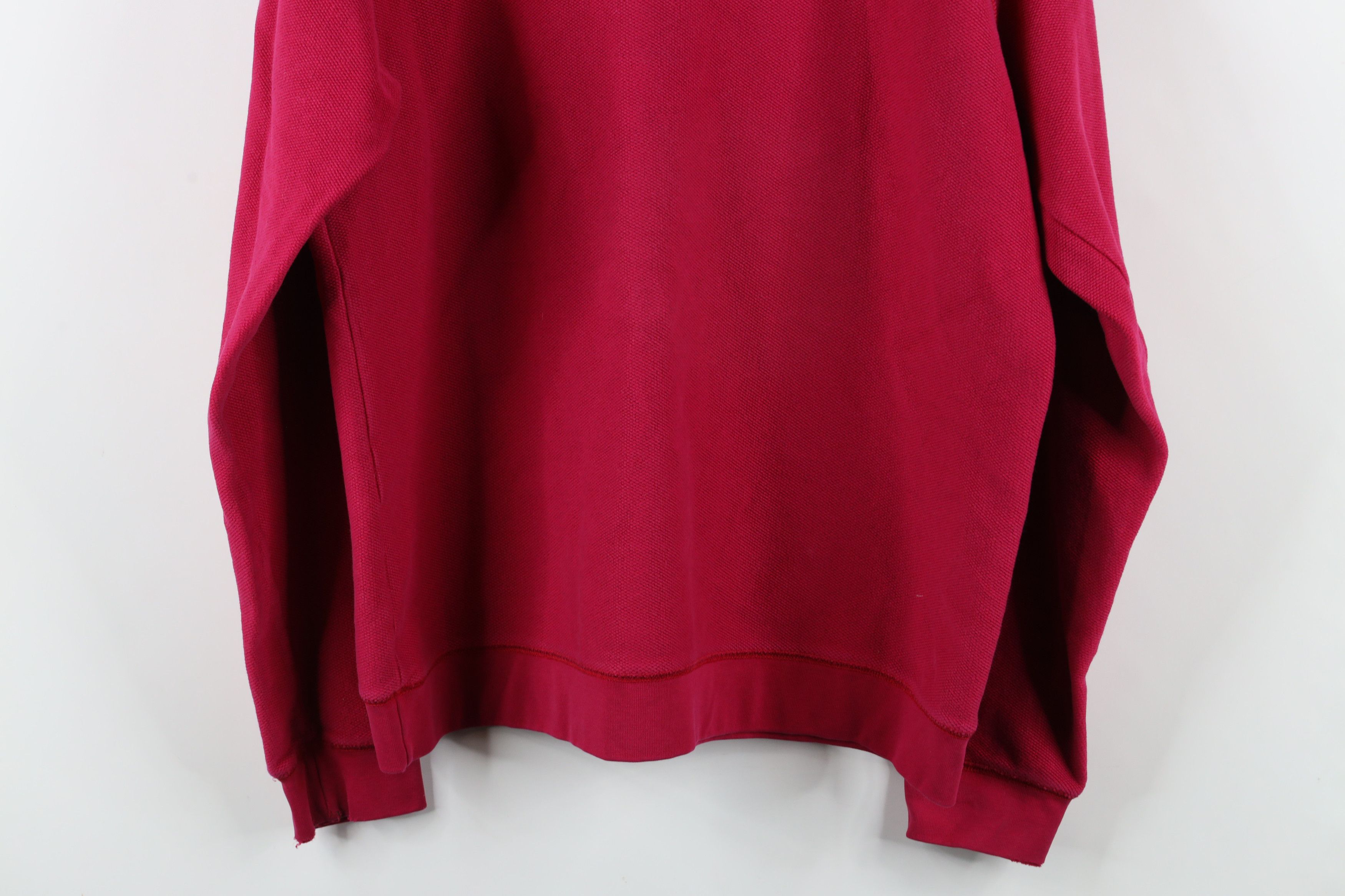 Lands' End × Vintage Vintage 90s Lands End Heavy Tight Weave Knit Sweater Pink Size US M / EU 48-50 / 2 - 10 Thumbnail