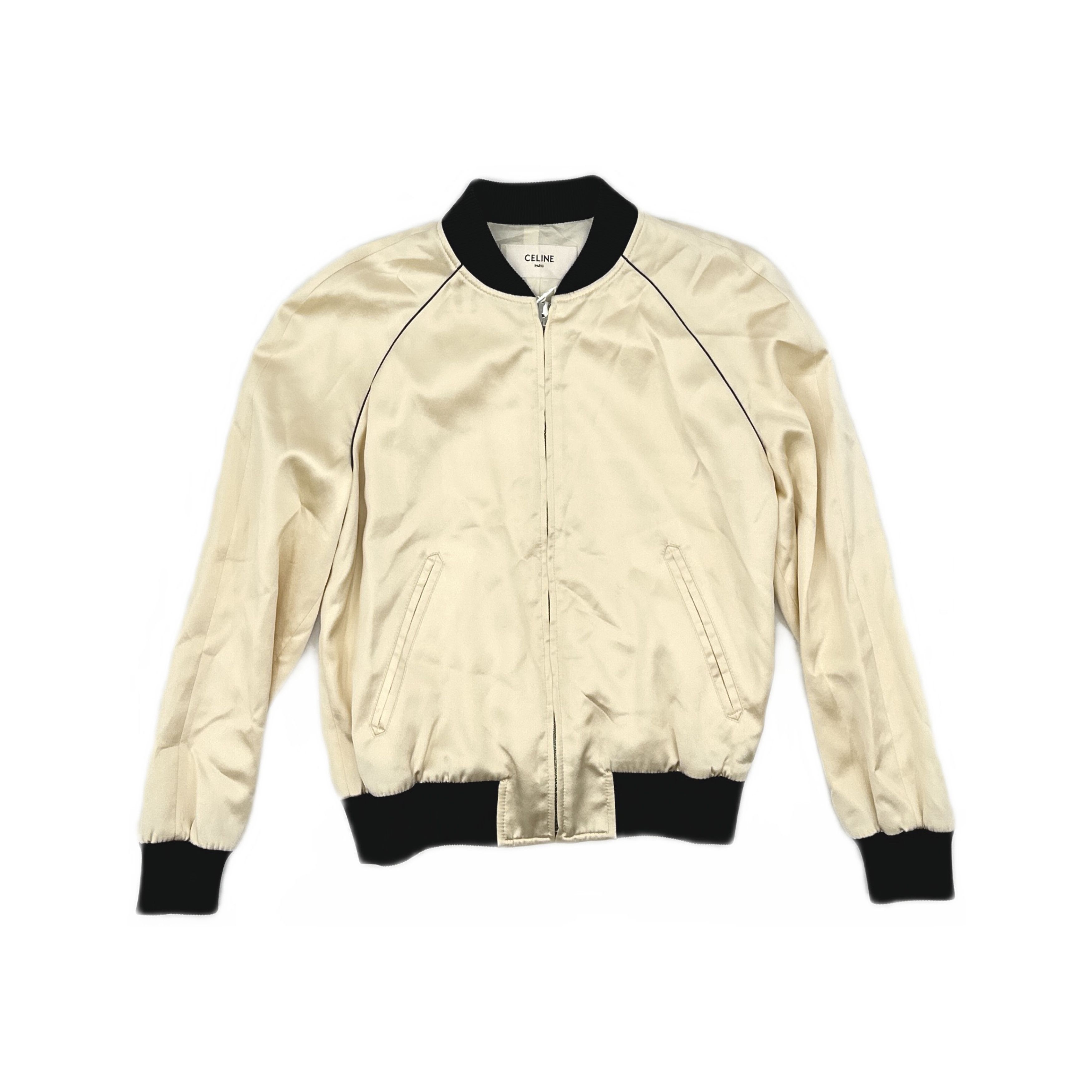 Celine CELINE Satin Bomber Jacket Size 36 Size XS / US 0-2 / IT 36-38 - 1 Thumbnail