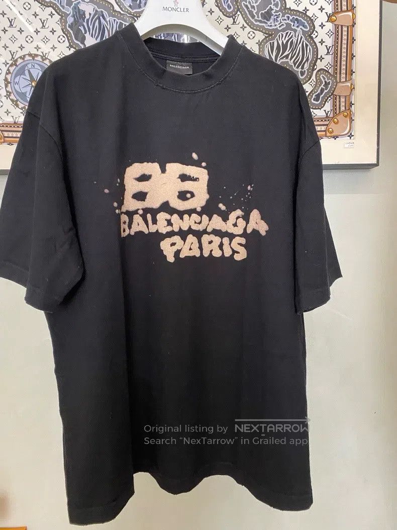 Balenciaga Balenciaga Splatter short-sleeve, XS size Size US XS / EU 42 / 0 - 1 Thumbnail