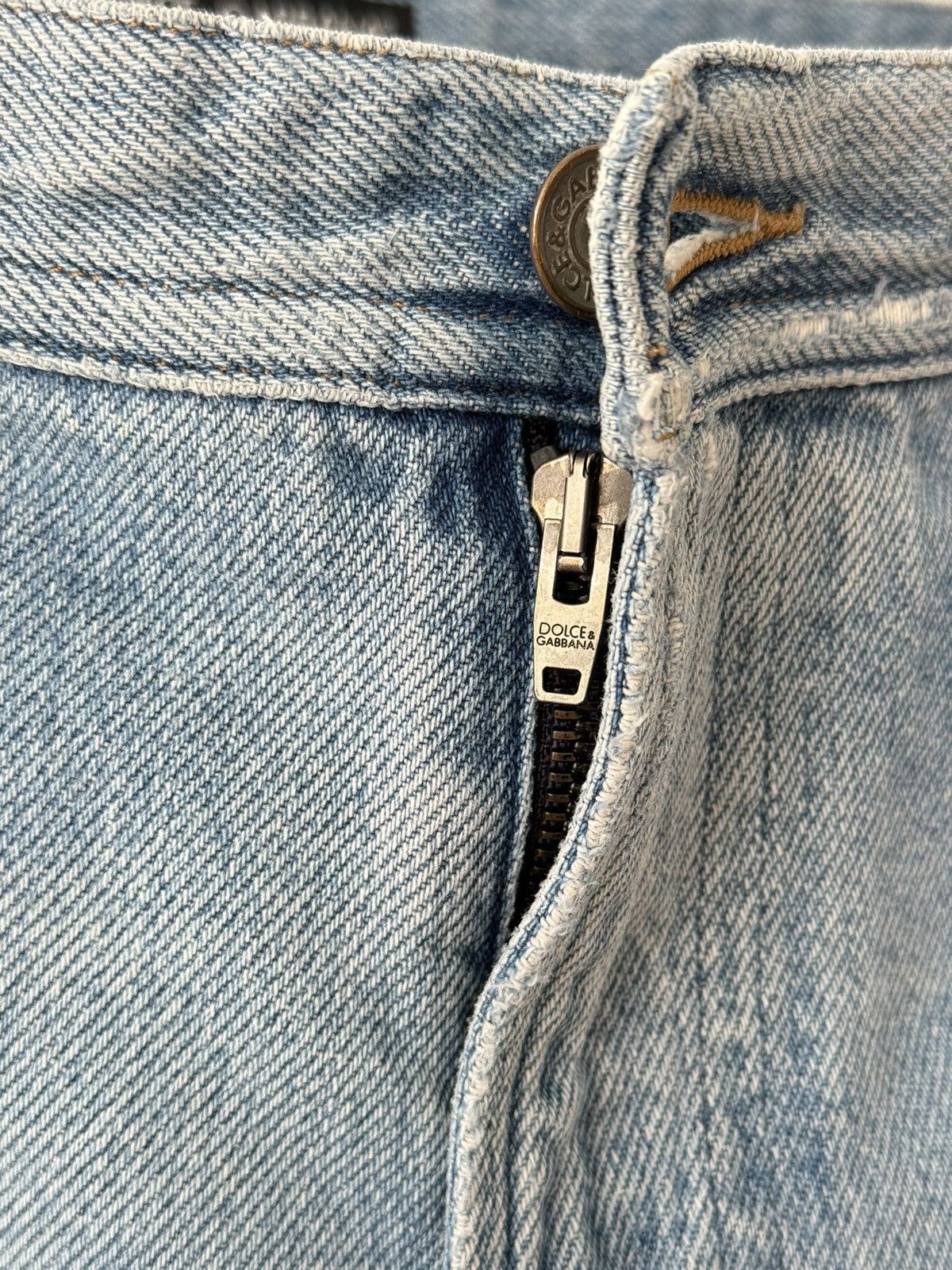 Dolce & Gabbana × Vintage Vintage Dolce & Gabbana Opium Ripped Slim Jeans Pants Size US 32 / EU 48 - 6 Thumbnail