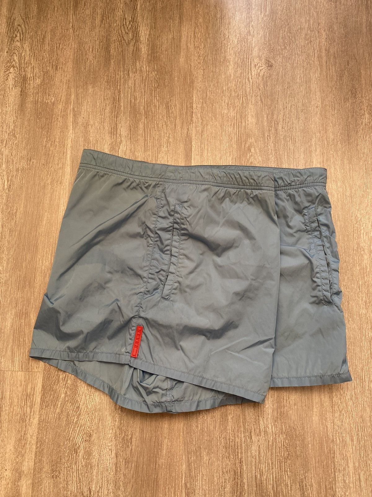 Prada Vintage Prada Nylon Shorts Size US 36 / EU 52 - 1 Thumbnail