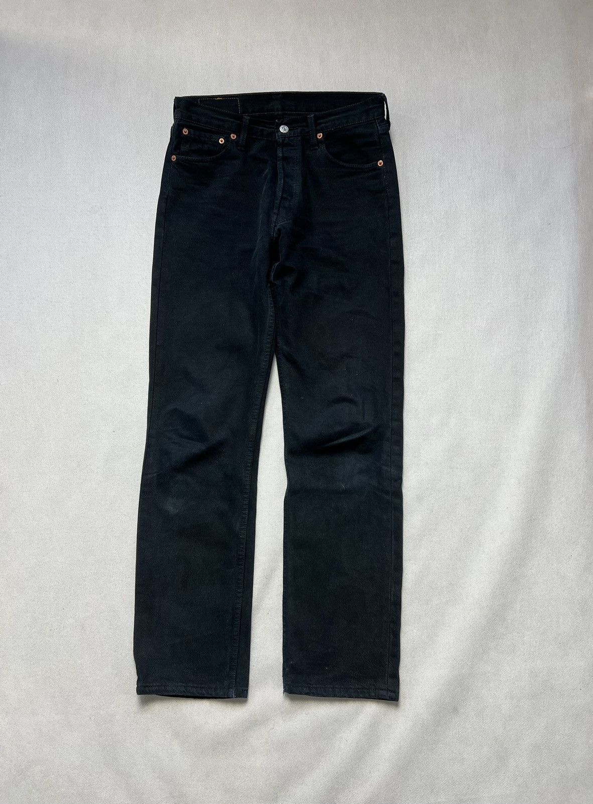 Levi's × Vintage Pants Levi’s 501 Black Vintage Size US 32 / EU 48 - 2 Thumbnail