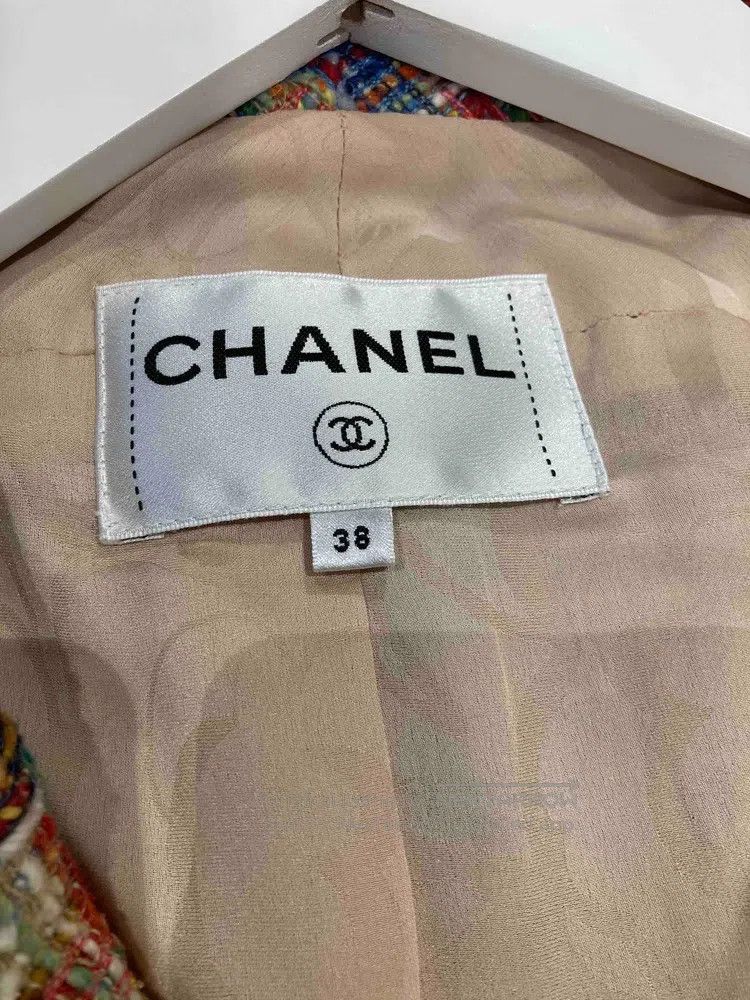 Chanel Chanel Data centre colour plaid Velcro zipper jacket Size XS / US 0-2 / IT 36-38 - 7 Thumbnail