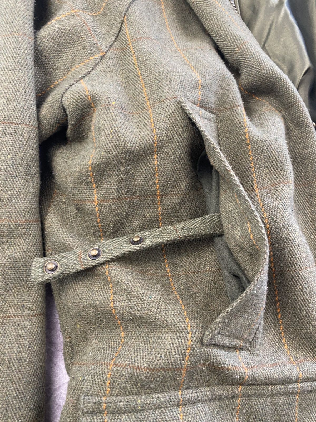 Vintage Vintage Old England Windowpane Tweed Hunting Coat Jacket M Size US M / EU 48-50 / 2 - 7 Thumbnail