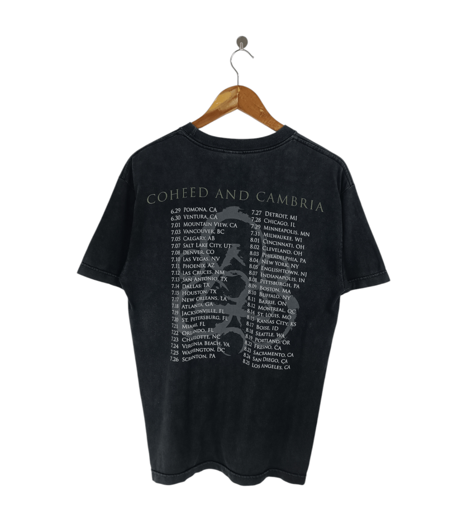 Band Tees VINTAGE 2000s COHEED & CAMBRIA Y2K TOUR TS volta used sunday Size US M / EU 48-50 / 2 - 2 Thumbnail