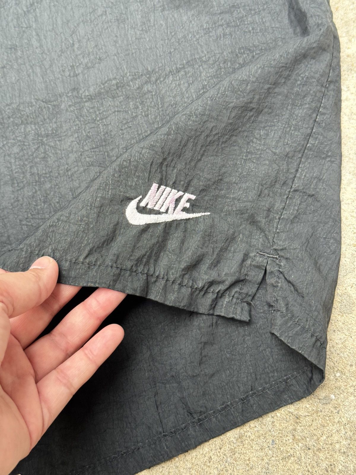 Nike Vintage Nike Spellouts Nylon 90's Short Pants Size US 34 / EU 50 - 4 Thumbnail