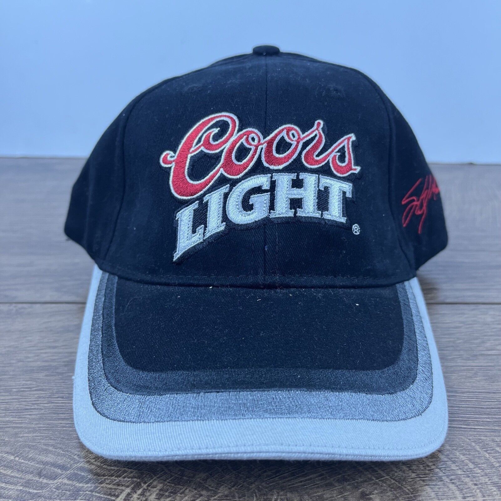Other Sterling Martin 40 Hat NASCAR Coors Light Hat Adjustable Bla Size ONE SIZE - 1 Thumbnail