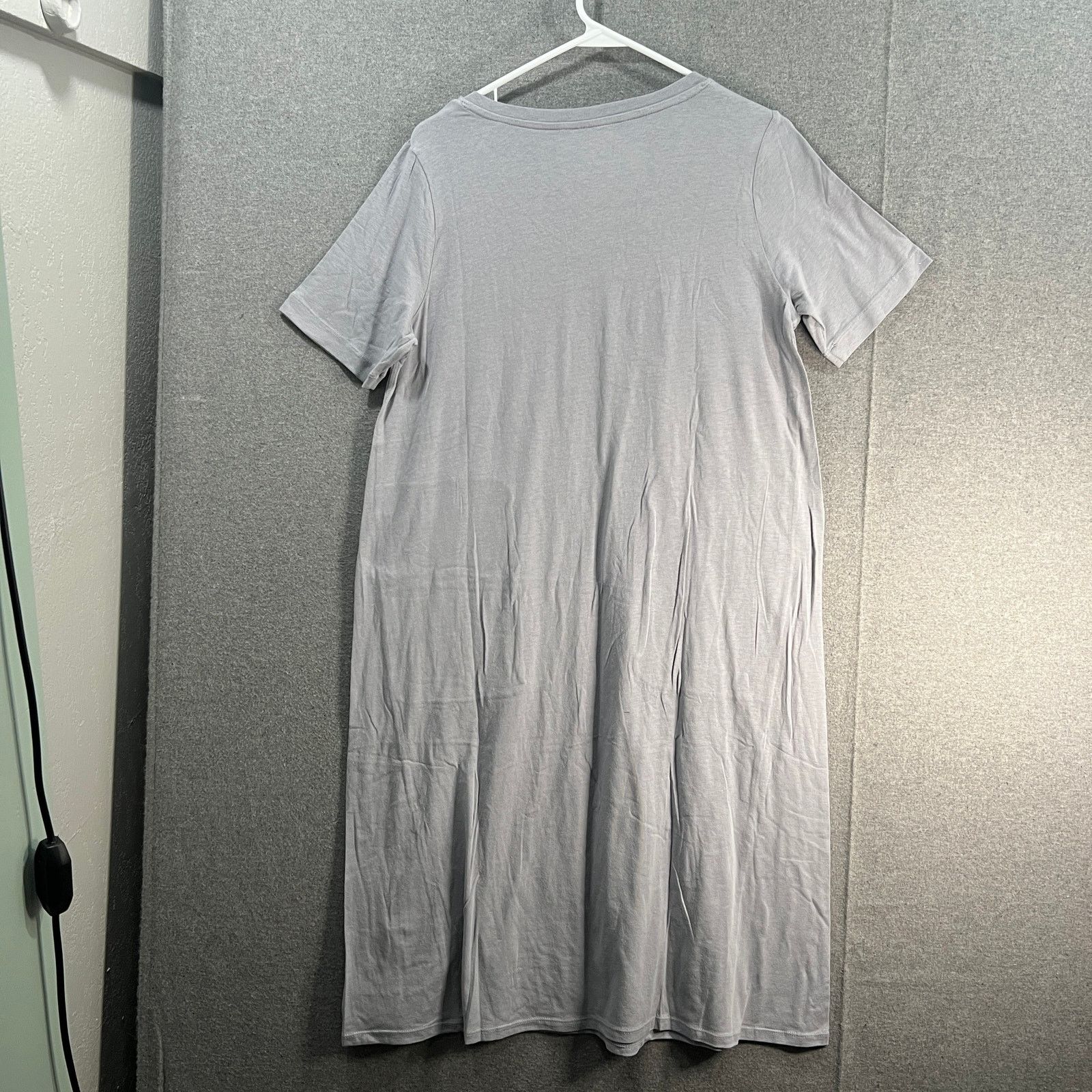 Other Cuddl Duds Cotton Core V-Neck Dress Sterling Grey Size Small Size S / US 4 / IT 40 - 2 Thumbnail