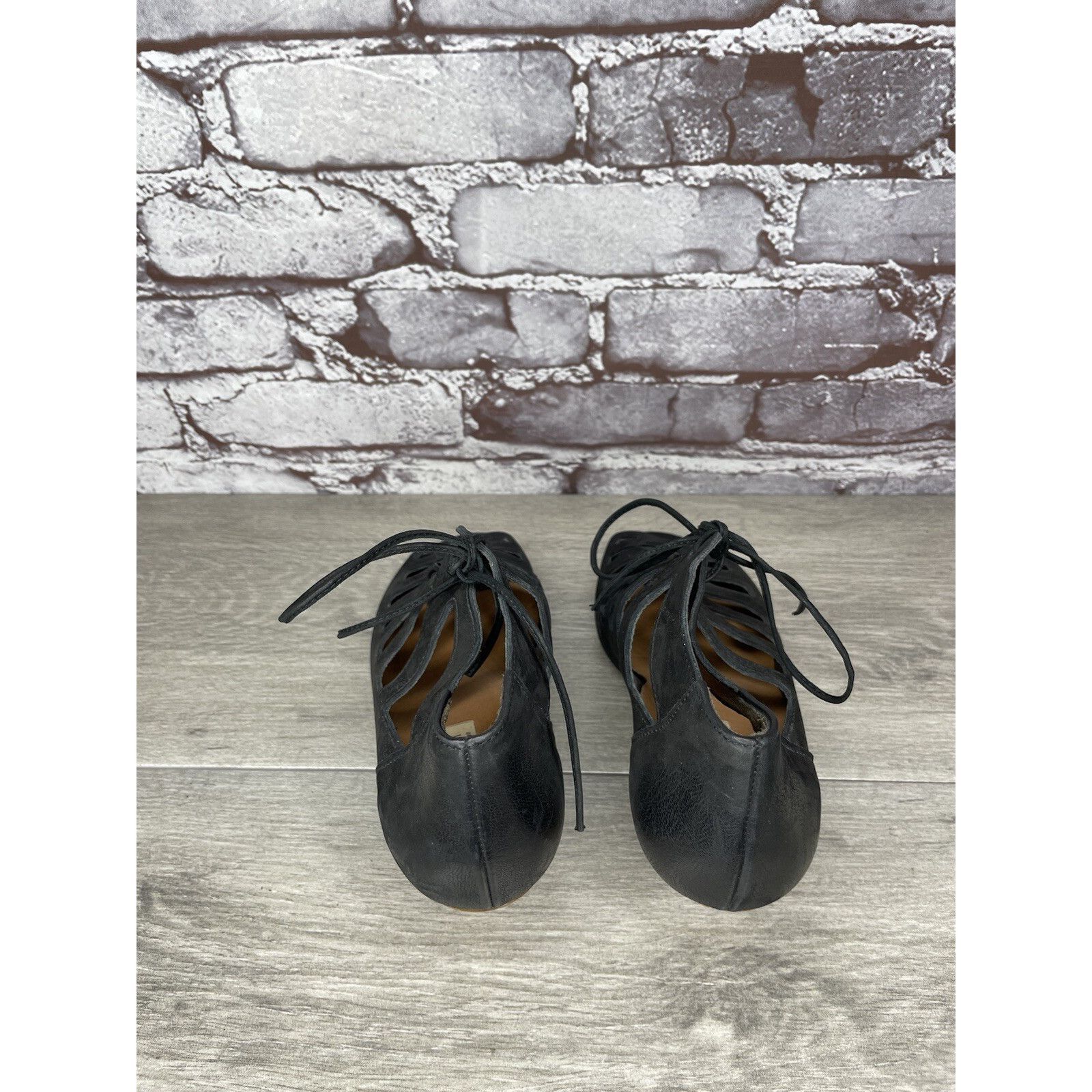 Other Paul Green Munchen Black Leather Caged Lace Up Heel Sandals Size US 6.5 / IT 36.5 - 19 Thumbnail