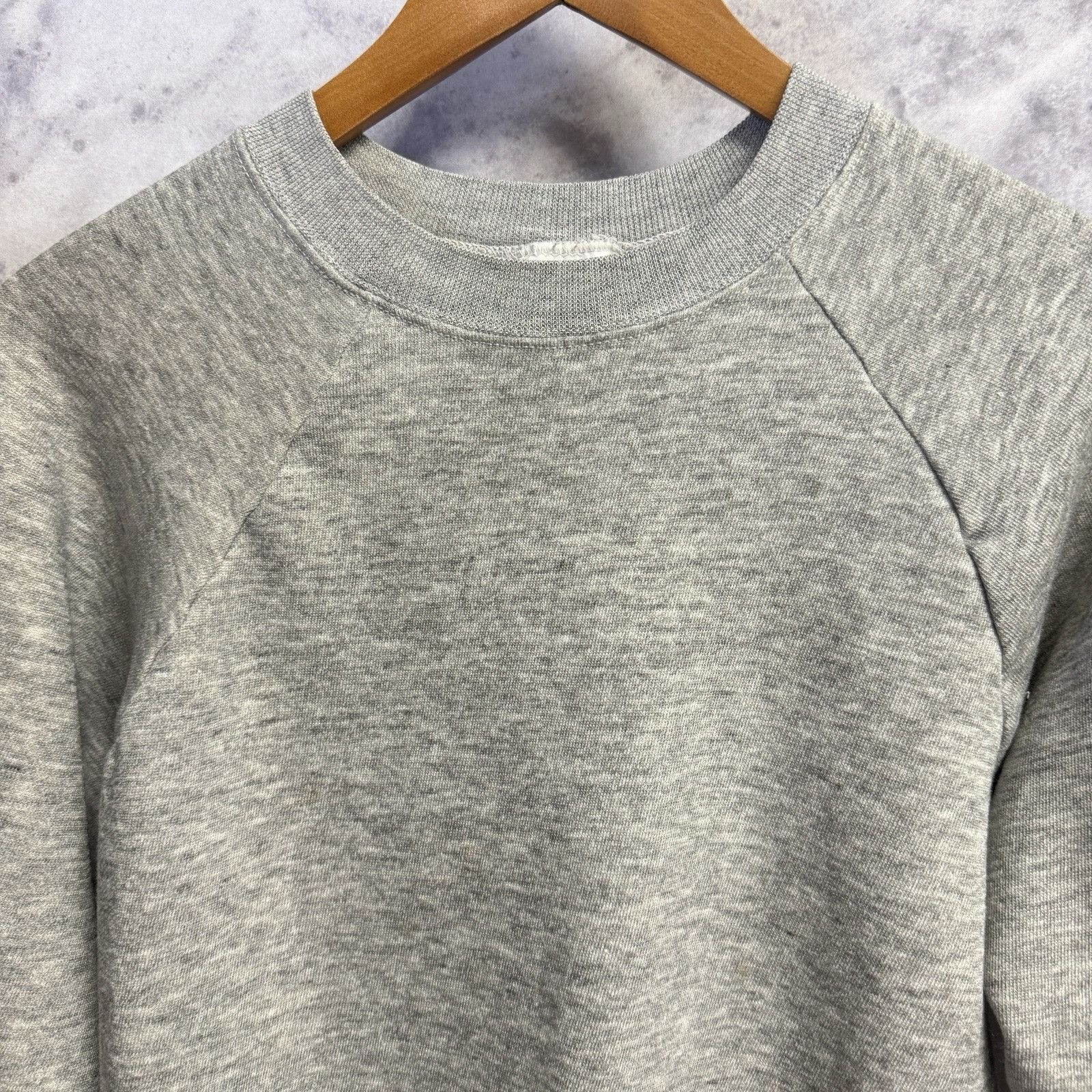 Vintage Vintage 80s Pannill Raglan Sweatshirt XL Gray Size US XL / EU 56 / 4 - 3 Thumbnail