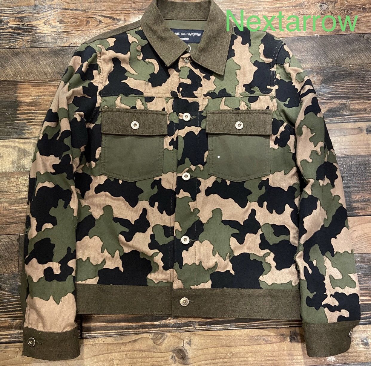 Comme Des Garcons Outdoor camouflage short jacket jacket